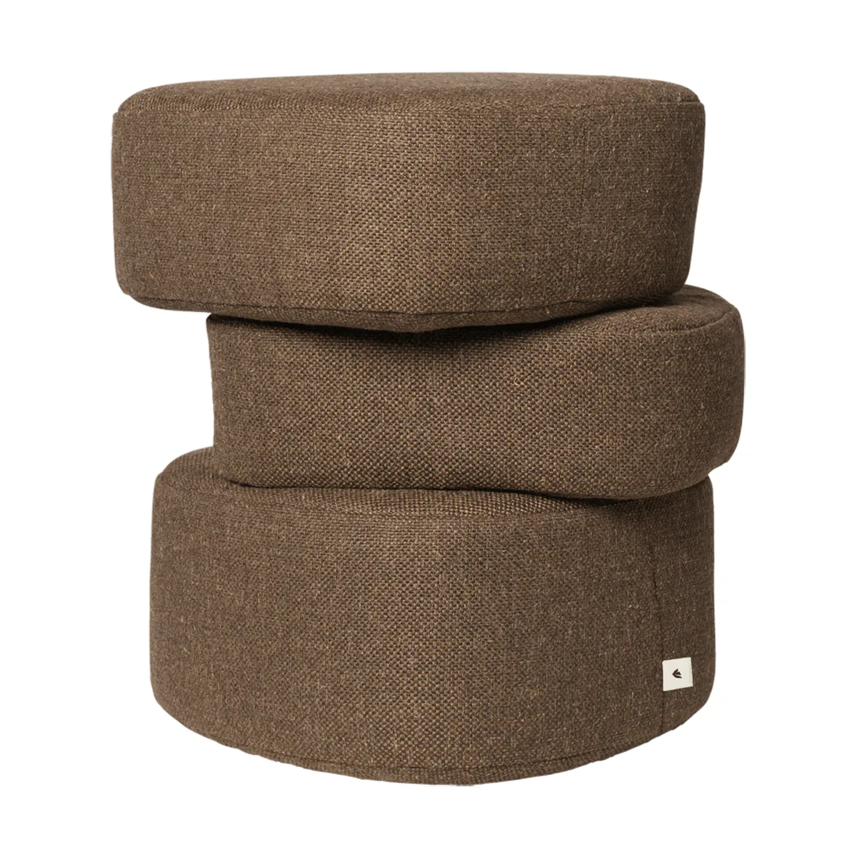 Ferm Living Plyo staple istuinrahi Tummanruskea