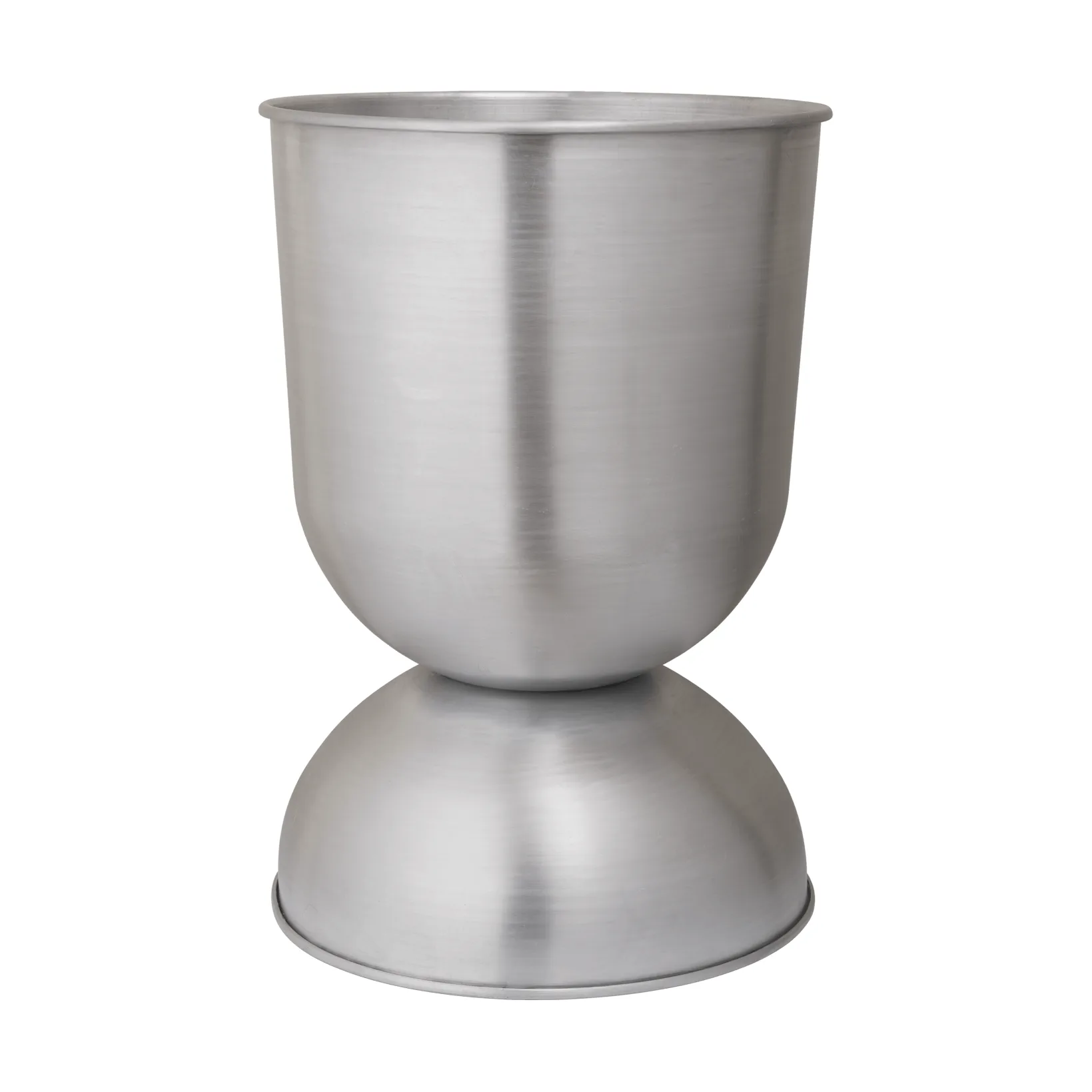 Ferm Living Hourglass ruukku, suuri Ø50 cm Alumiini