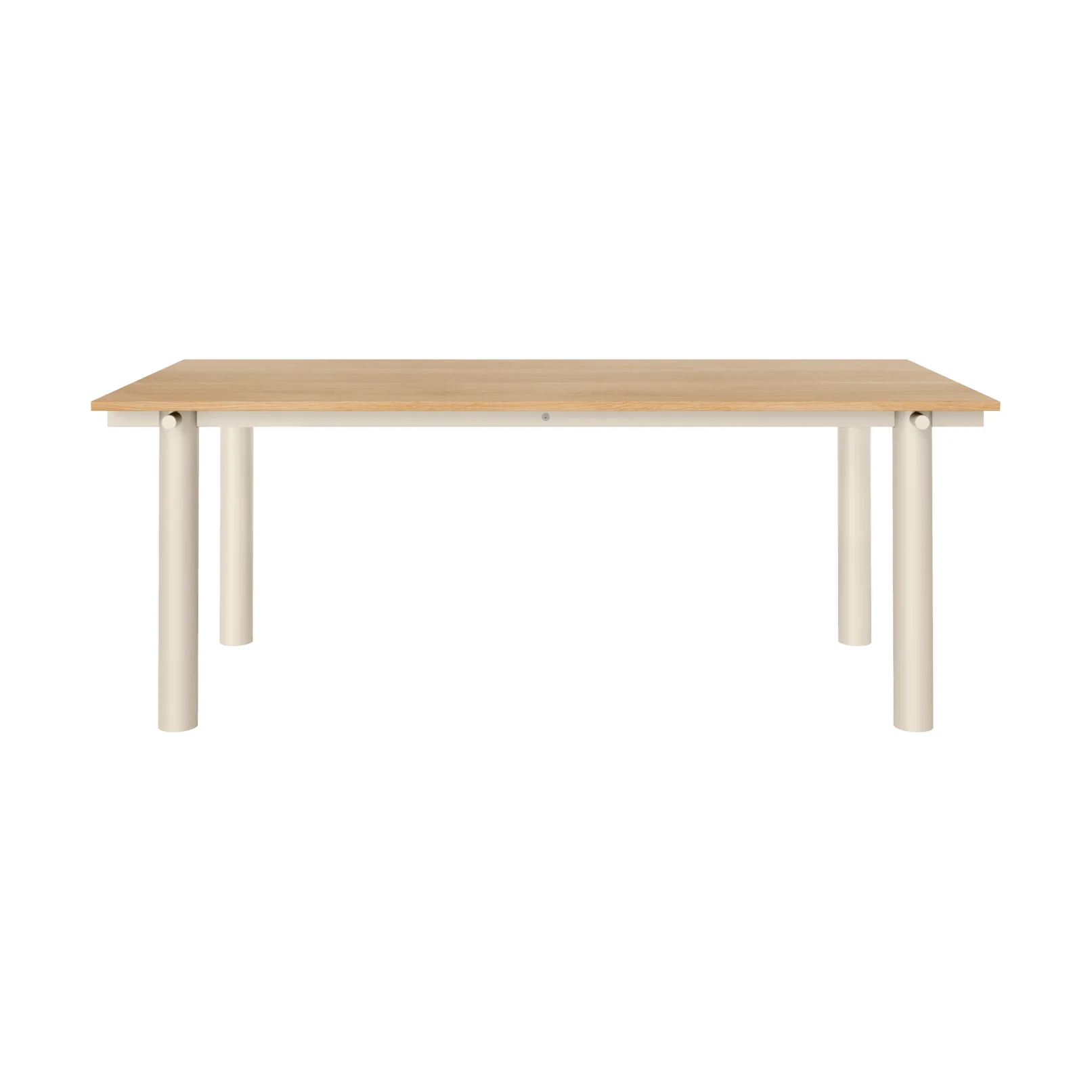 Ferm Living Atura ruokapöytä Light cashmere-tammiviilu, 90x200 cm