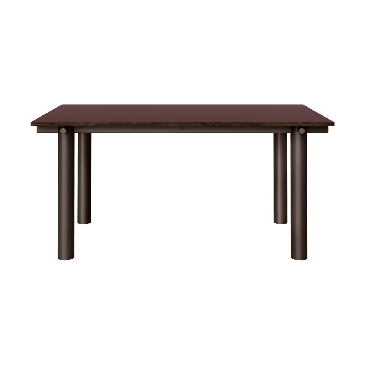 Ferm Living Atura ruokapöytä Tumma suklaa-burgundy, 90x160 cm