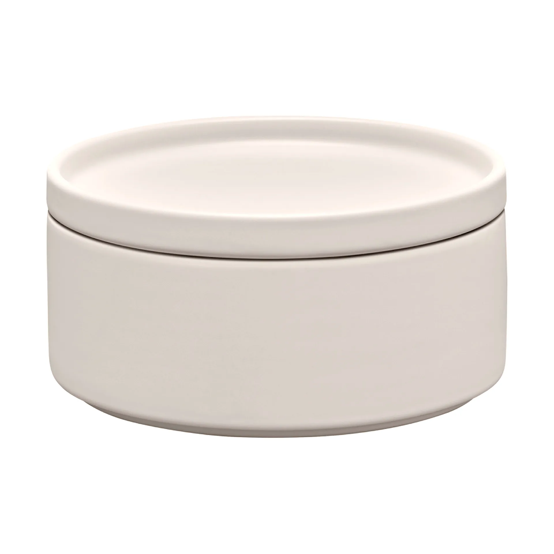 blomus Pilar säilytyspurkki kannella Moonbeam, Ø15,5×7,5 cm