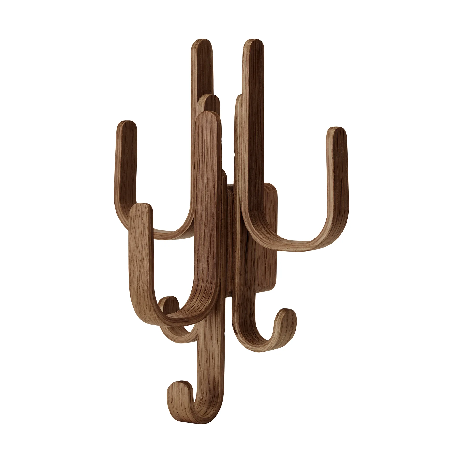 Cooee Design Woody koukku Three Tummapetsattu tammi