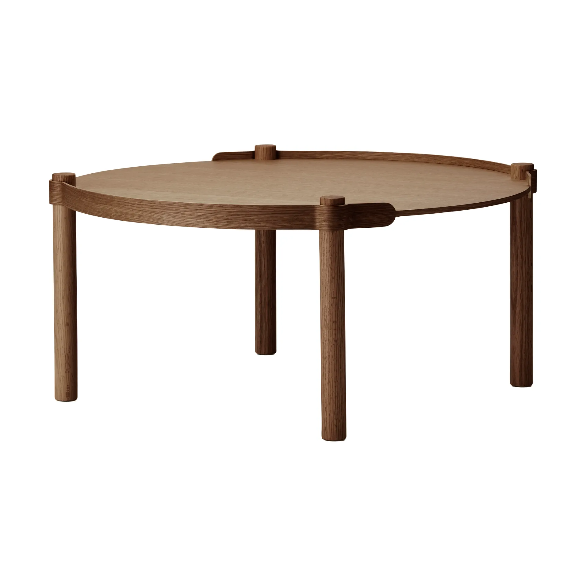 Cooee Design Woody pöytä Ø80 cm Tummapetsattu tammi