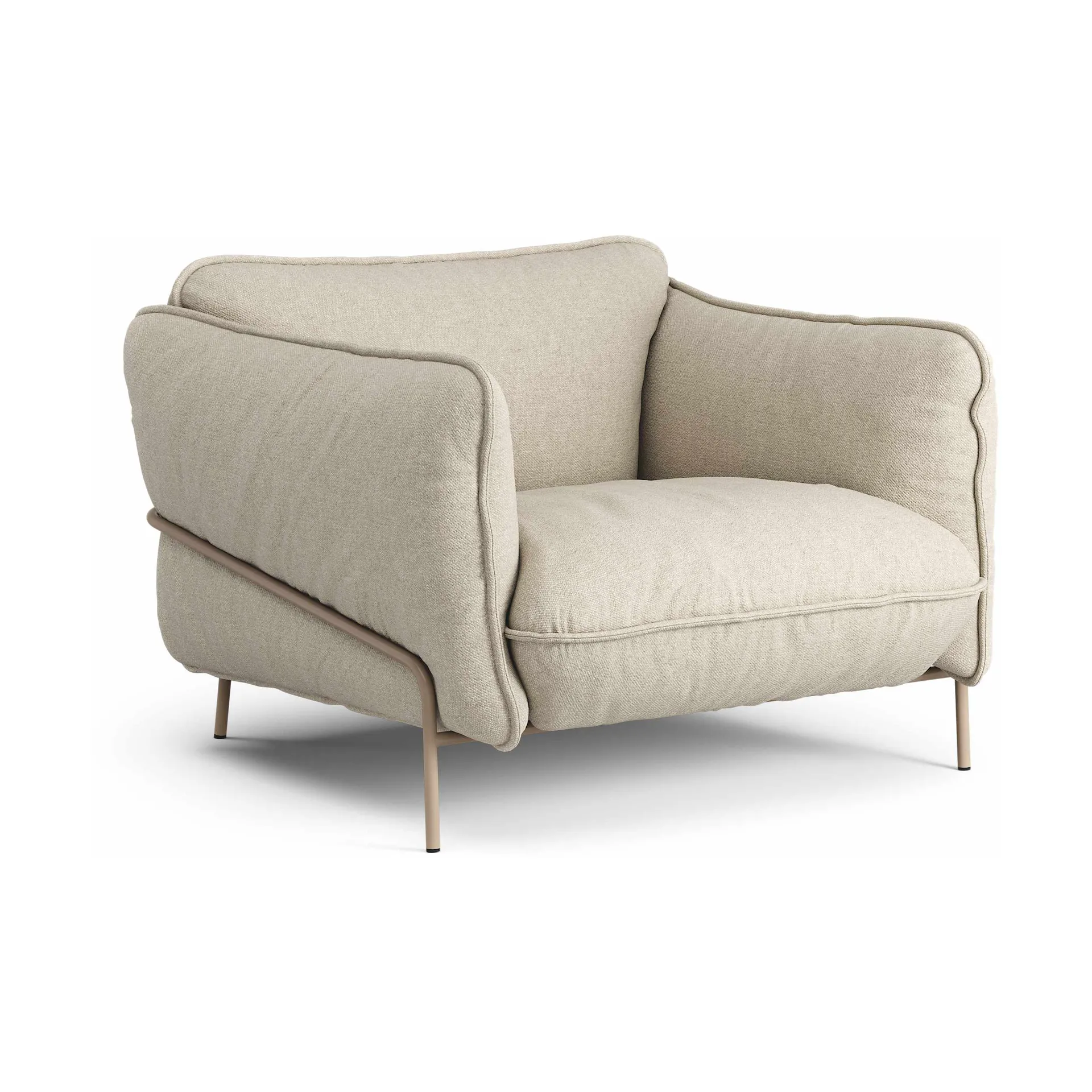 Swedese Continental nojatuoli Sealife Dark beige/white-nutmeg
