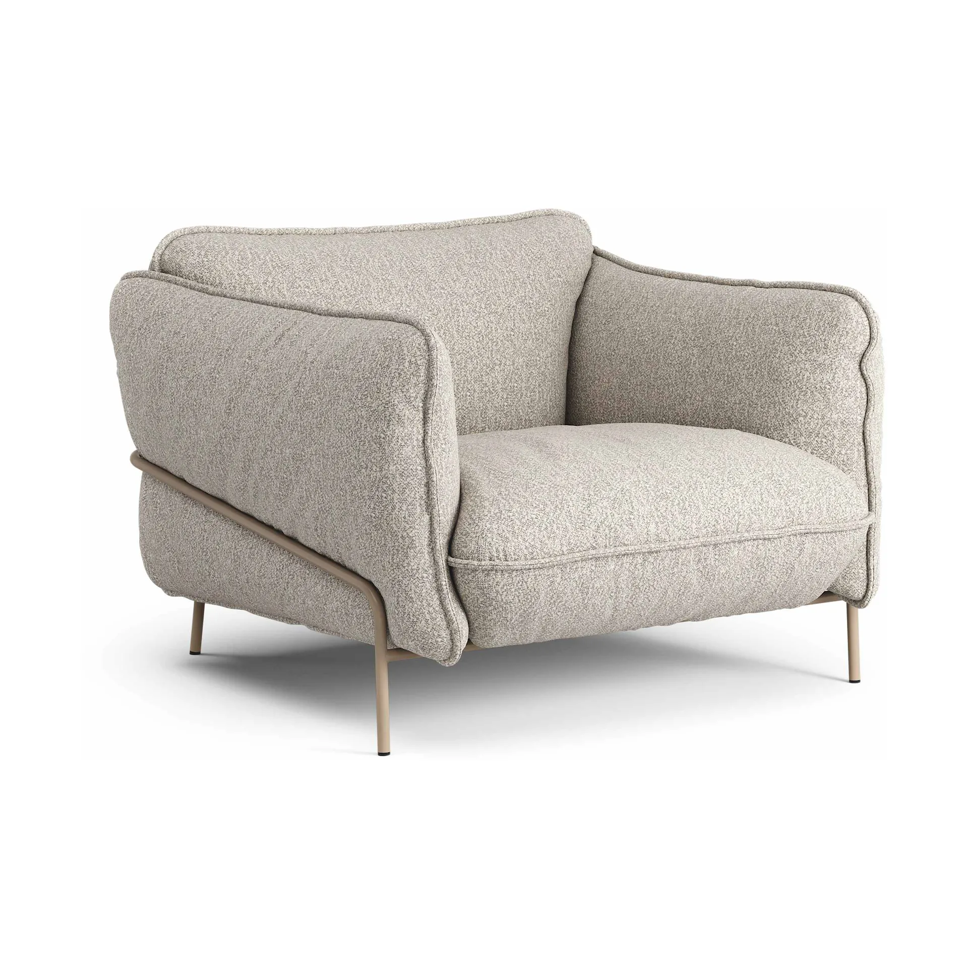 Swedese Continental nojatuoli Wave Cobblestone-nutmeg