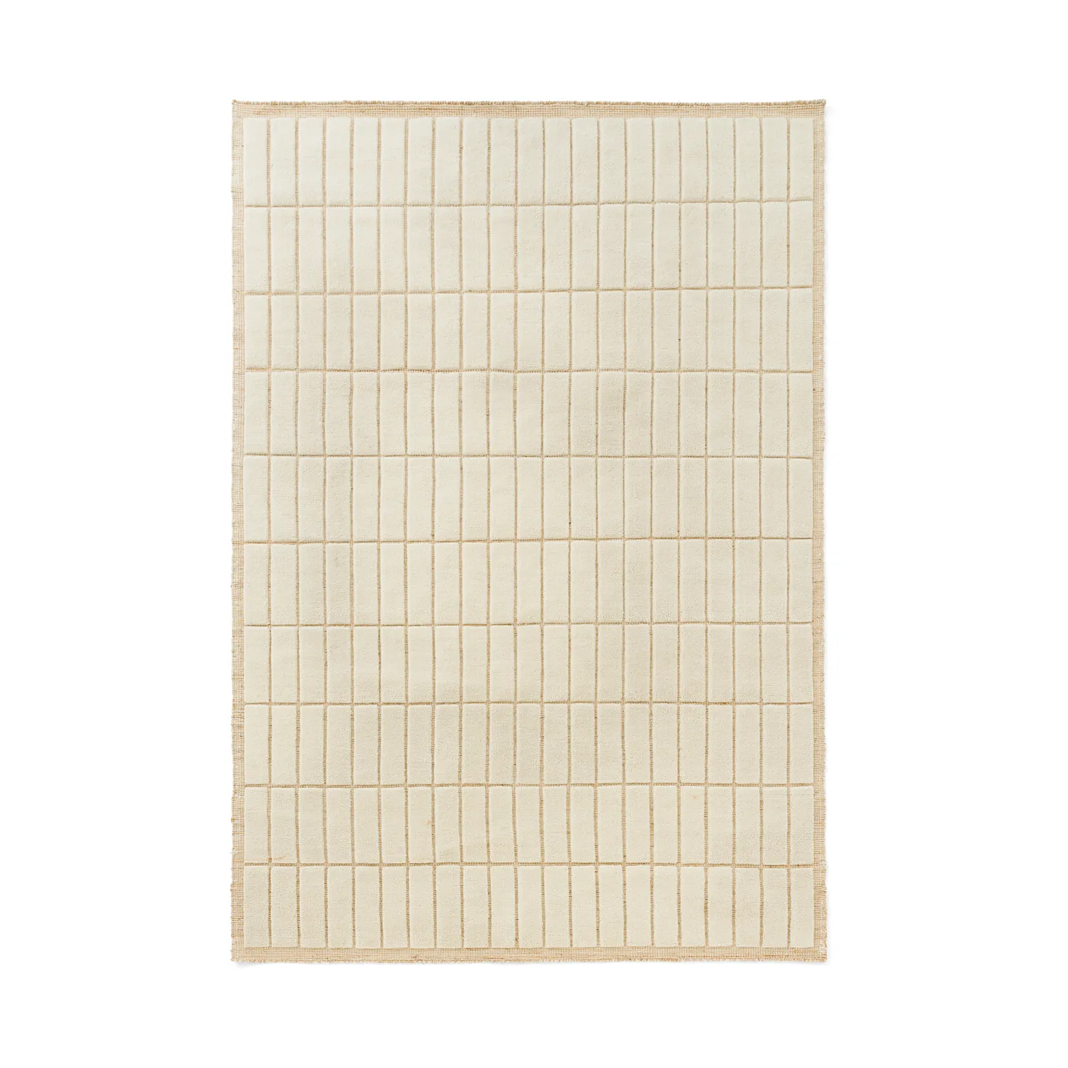 Audo Copenhagen Laatta matto Ivory, 200x300 cm