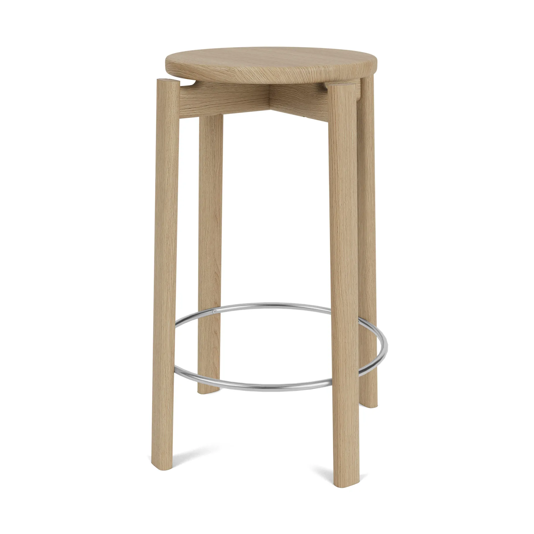 Audo Copenhagen Passage baarijakkara Tammi ruostumaton teräs, 65 cm