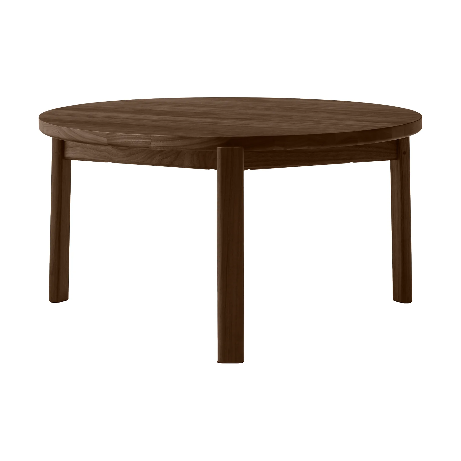 Audo Copenhagen Passage sohvapöytä Tummaksi petsattu tammi, Ø70 cm