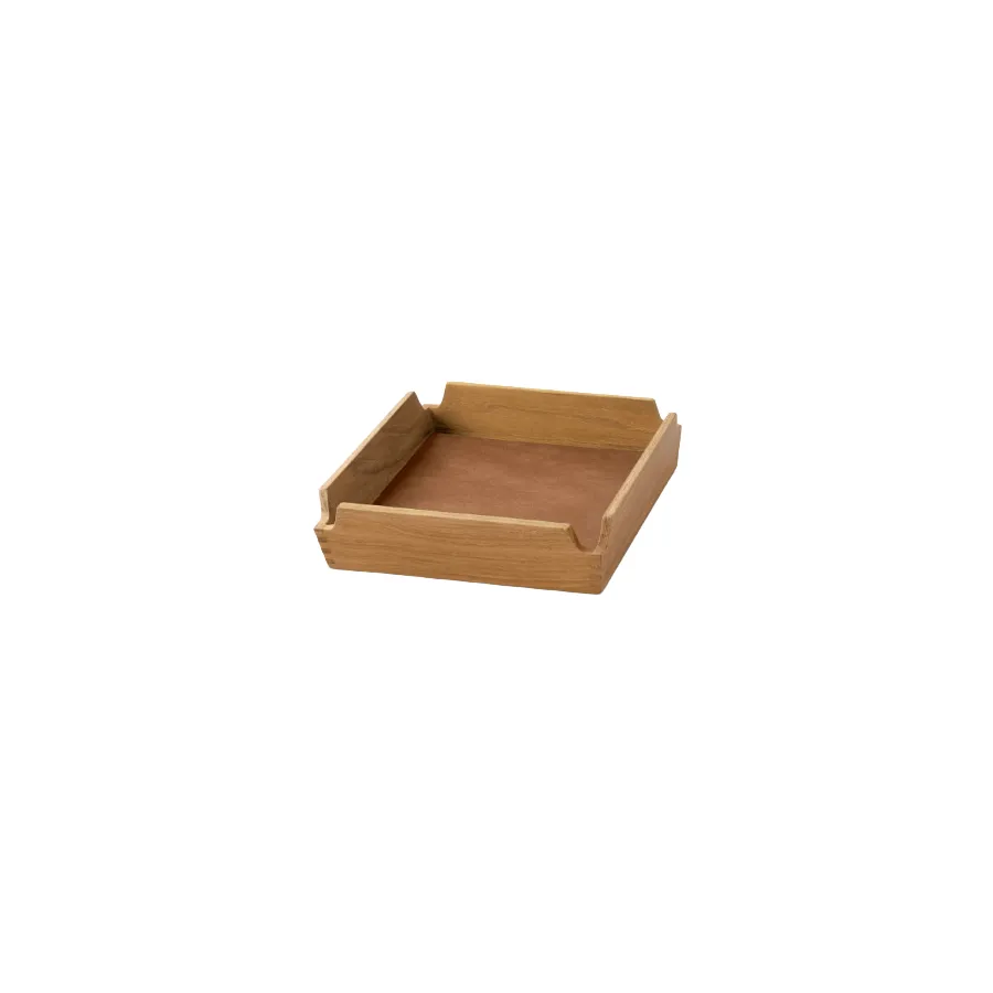 LIND DNA Airy Nupo tarjotin Nature-teak, mini
