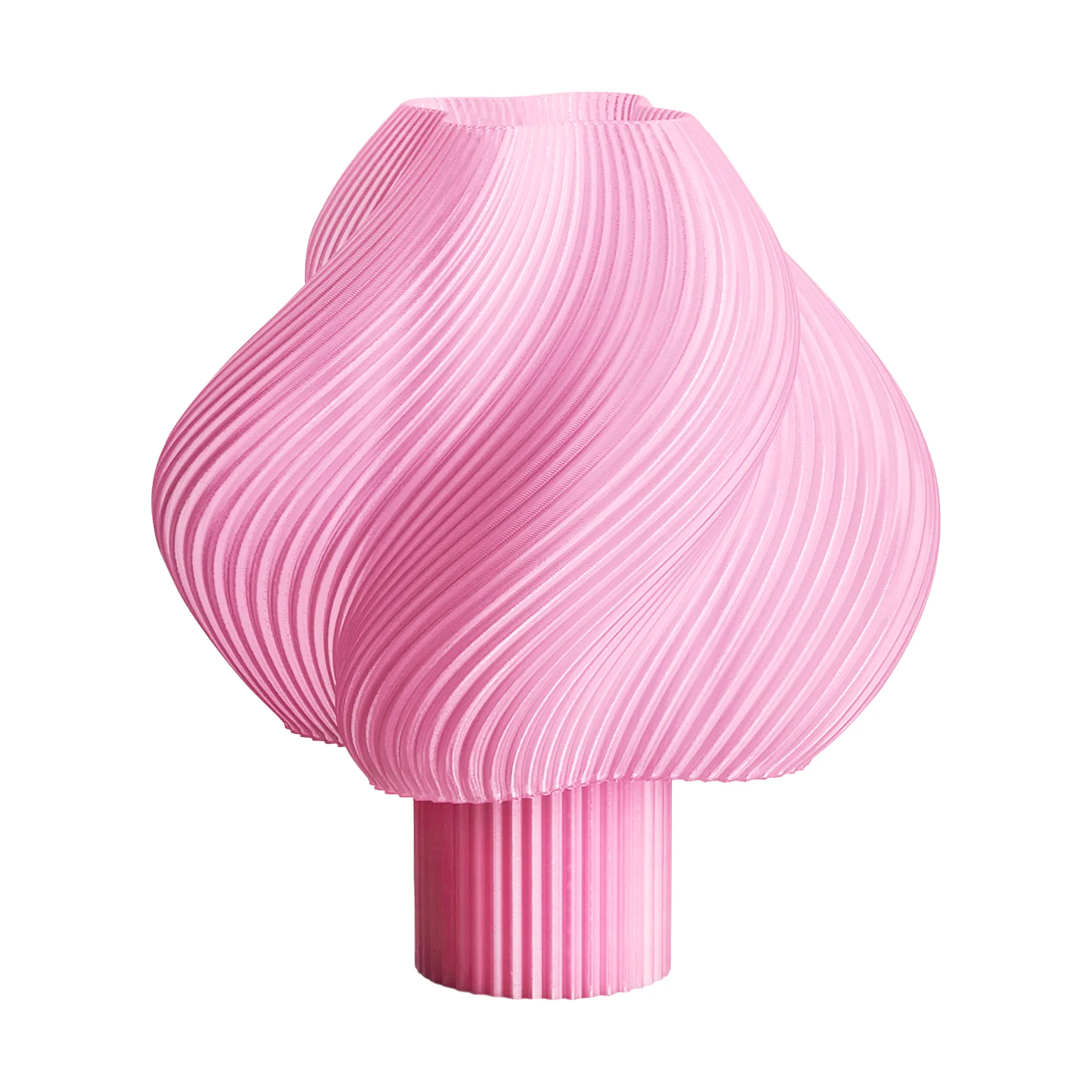 Crème Atelier Soft Serve kannettava pöytälamppu Rose sorbet, 23 cm