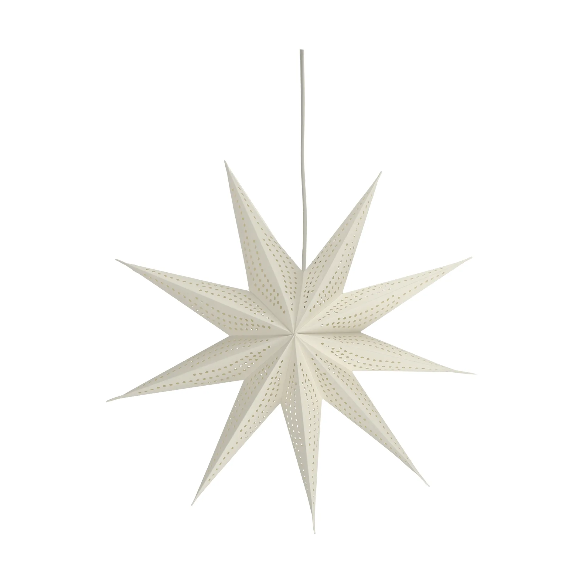Scandi Living Veil adventtitähti Valkoinen, Ø45 cm
