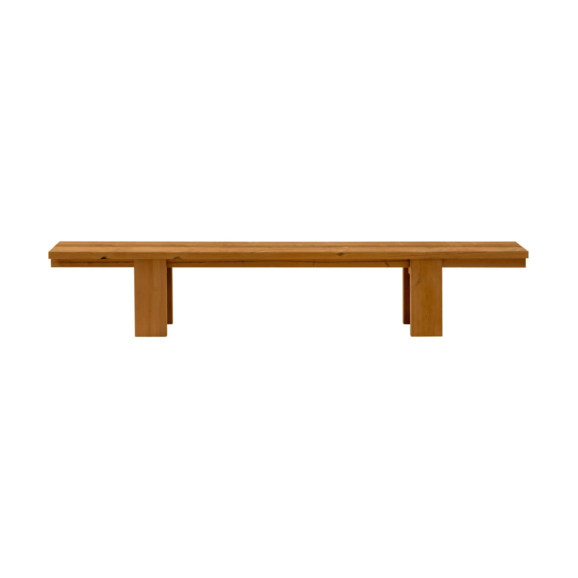 Vaarnii 013 Osa Outdoor Bench penkki Lämpökäsitelty mänty, 270×37×49 cm
