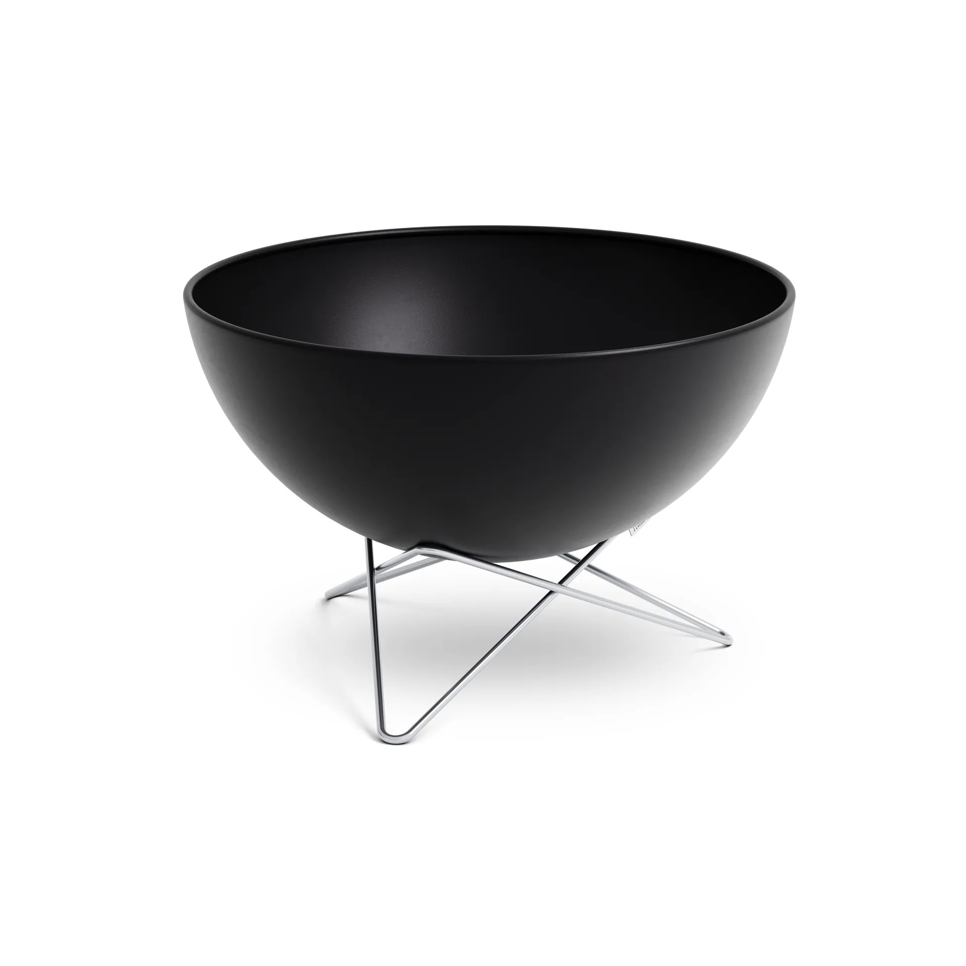 Höfats BOWL 57 tulisija Musta-hopea, tähtijalka