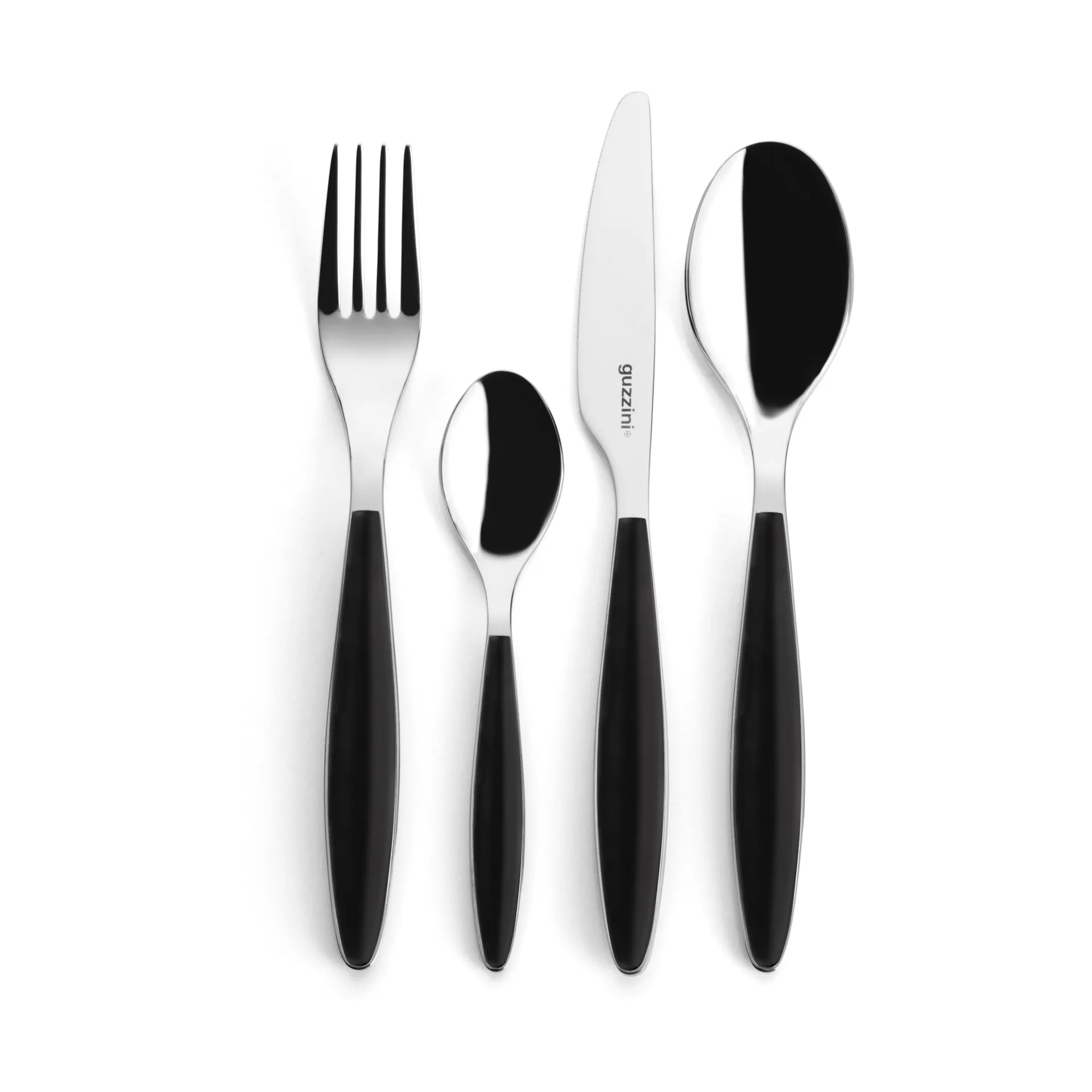 Guzzini Feeling aterinsetti Black, 24 osaa