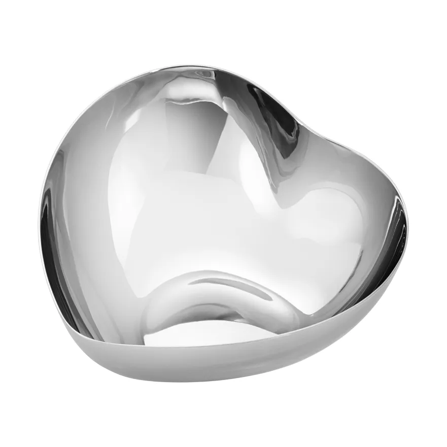 Georg Jensen Heart tarjotin Hopea, keskikoko