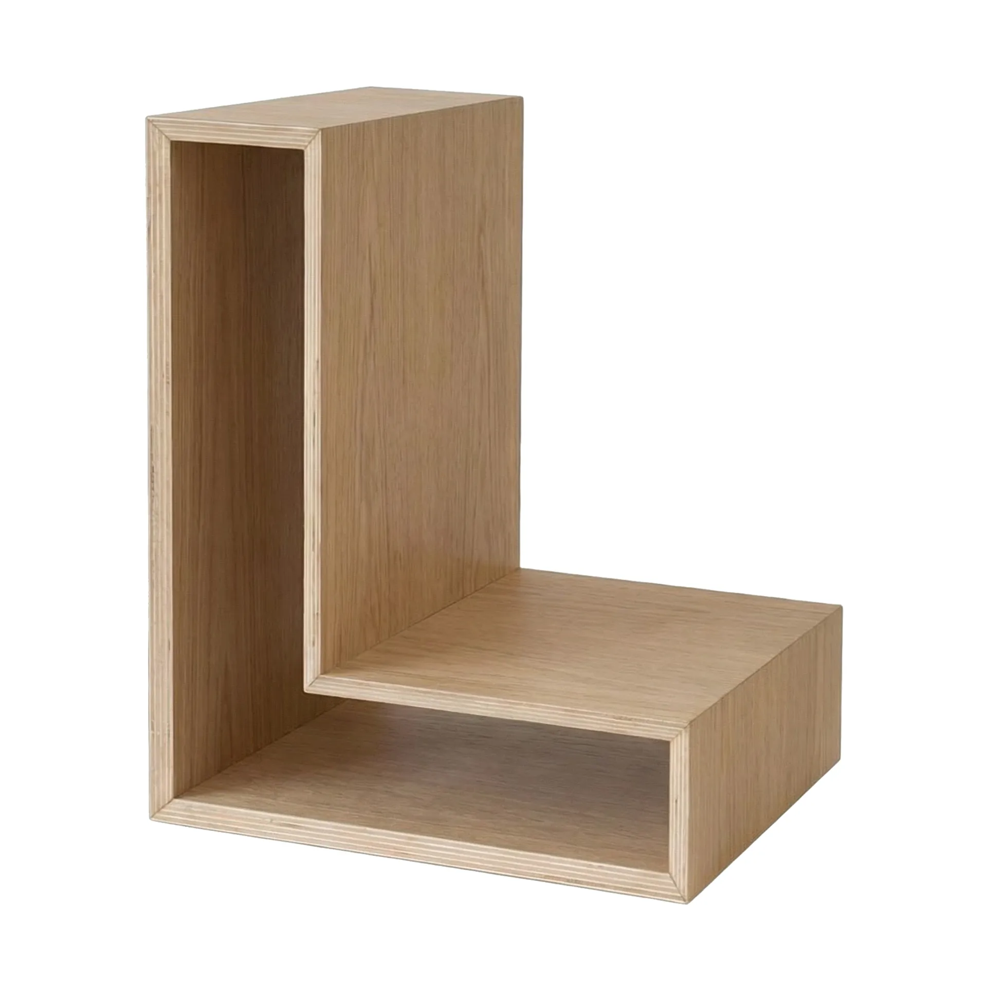Maze L-hylly seinähylly Tammi, 30×38×29 cm