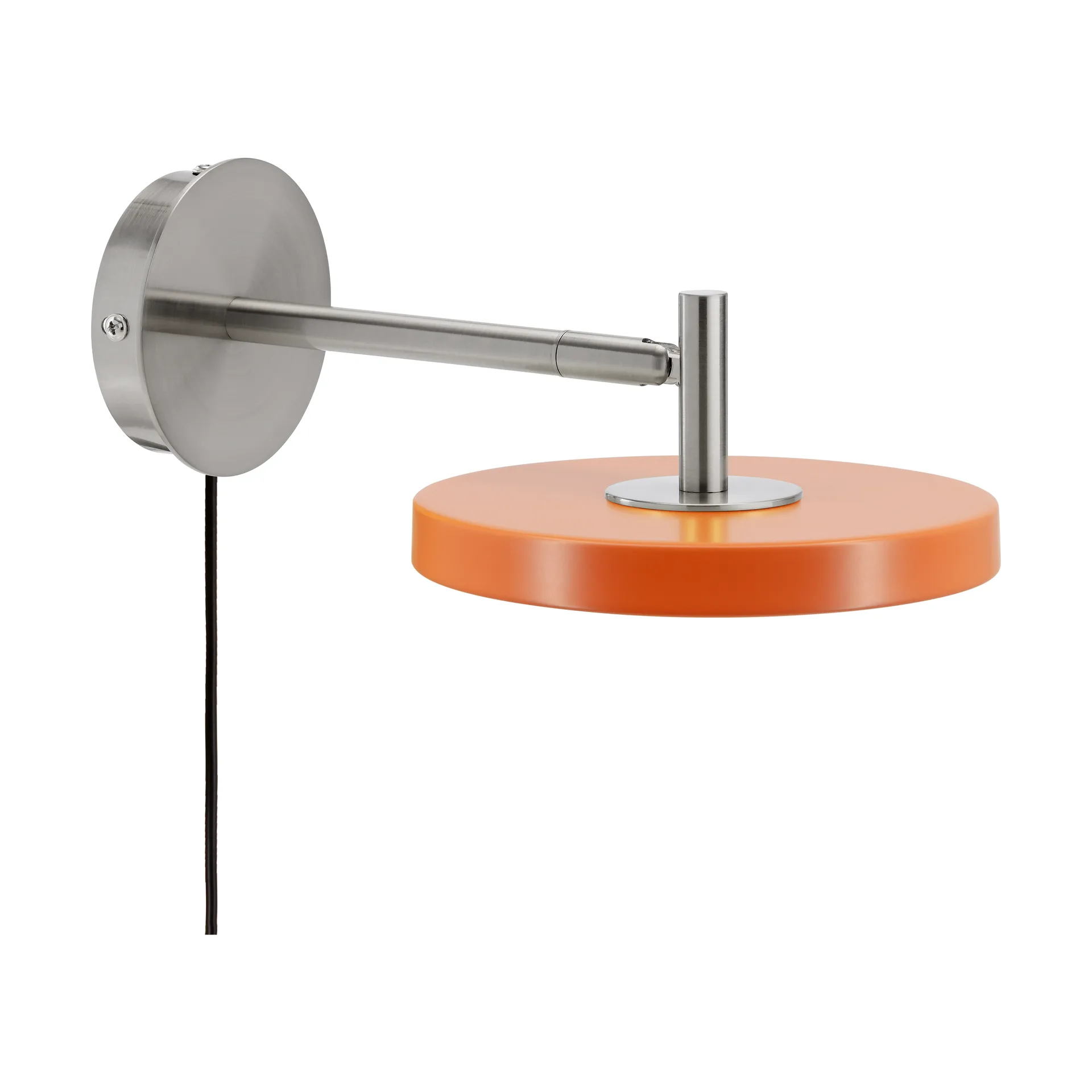 Umage Asteria Wall seinälamppu Short, Nuance orange-chrome