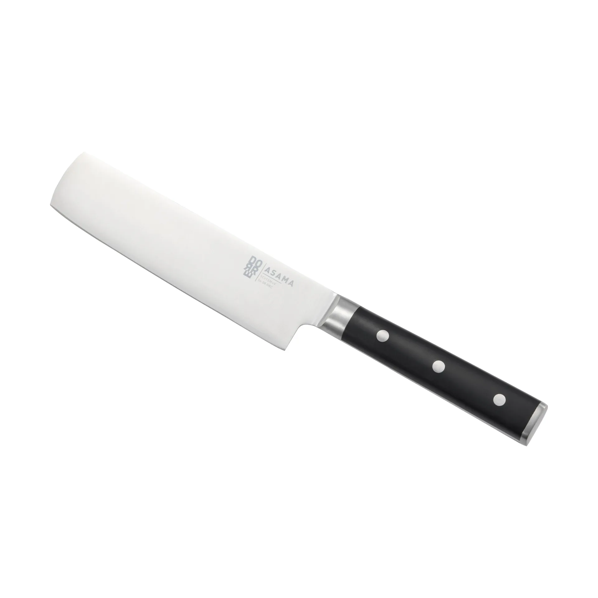 Dorre Asama Nakiri vihannesveitsi Ruostumaton teräs, musta, 31 cm