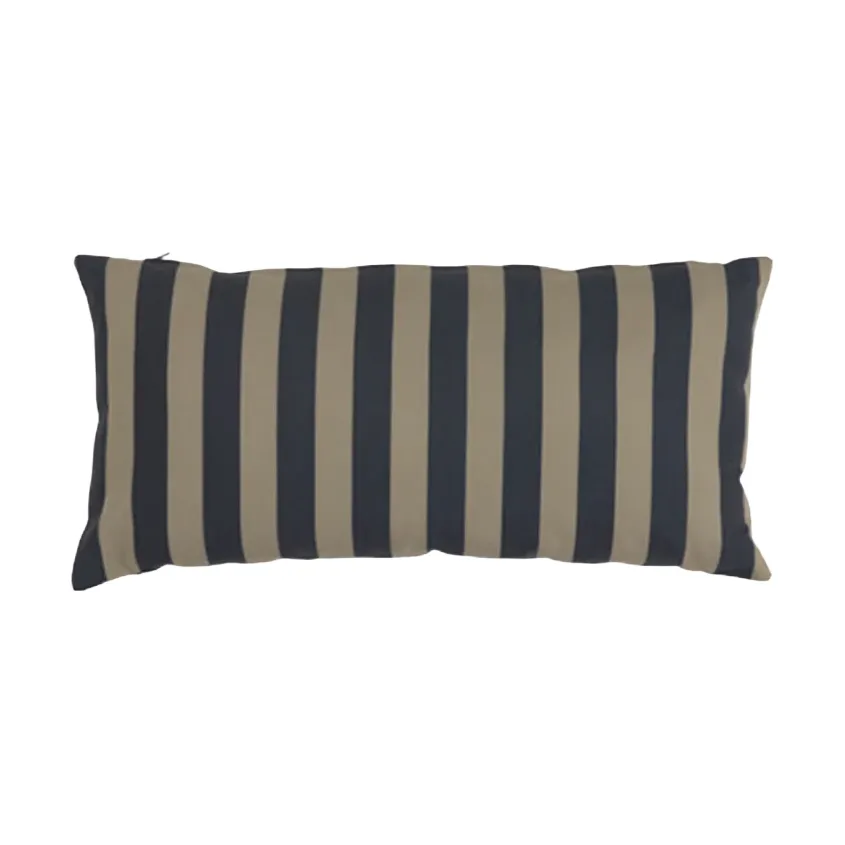Garden Glory Garden Glory raidallinen tyyny Musta-beige, 25x50 cm