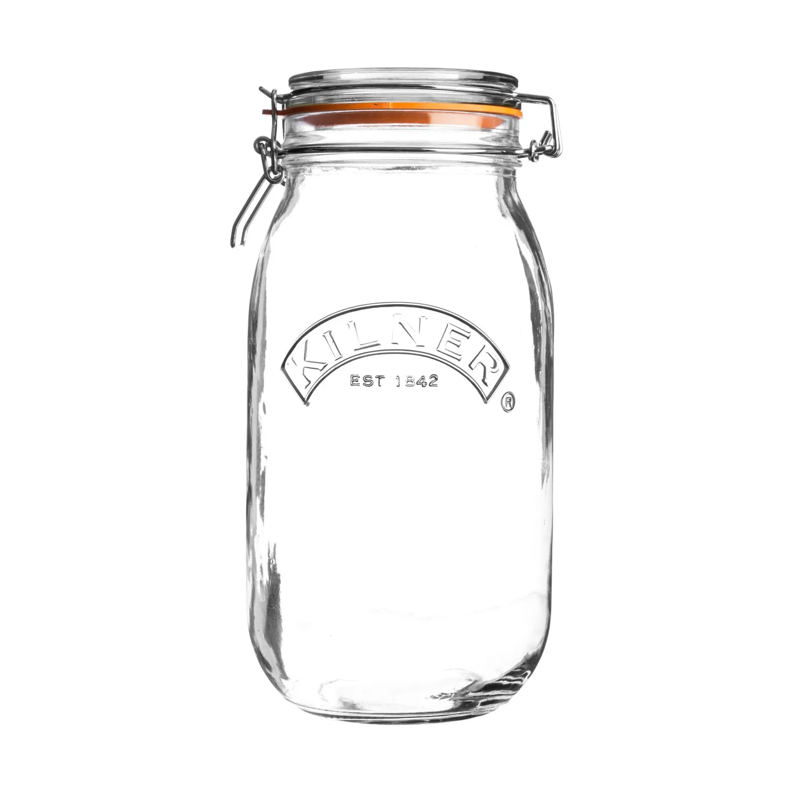 Kilner Kilner pyöreä purkki salpalla Kirkas, 1,5 l