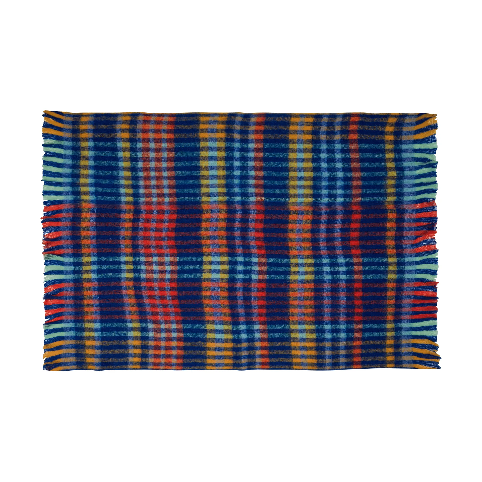 Hübsch Loom viltti Monivärinen, 140x200 cm