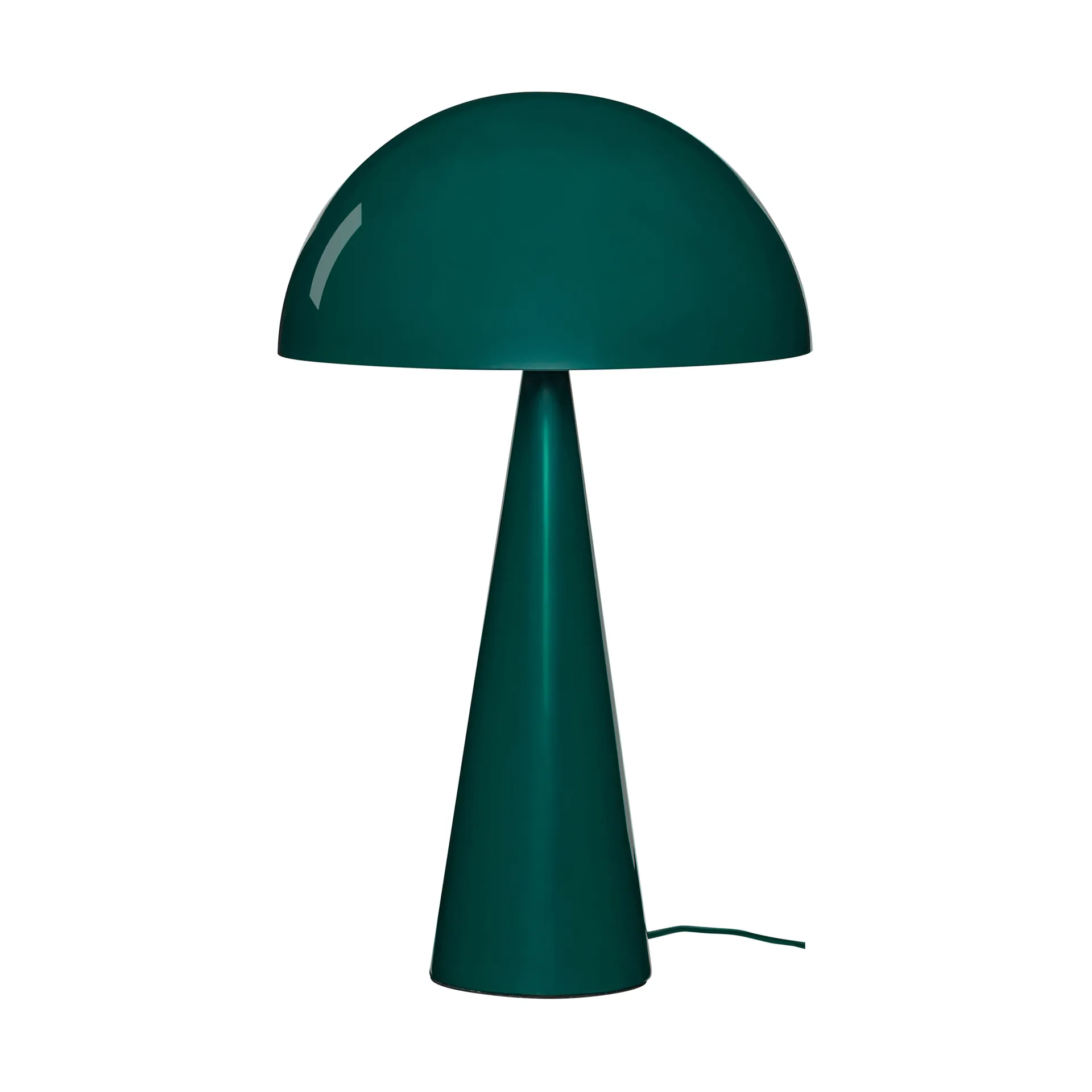 Hübsch Mush pöytälamppu Tummanvihreä, korkea 50 cm