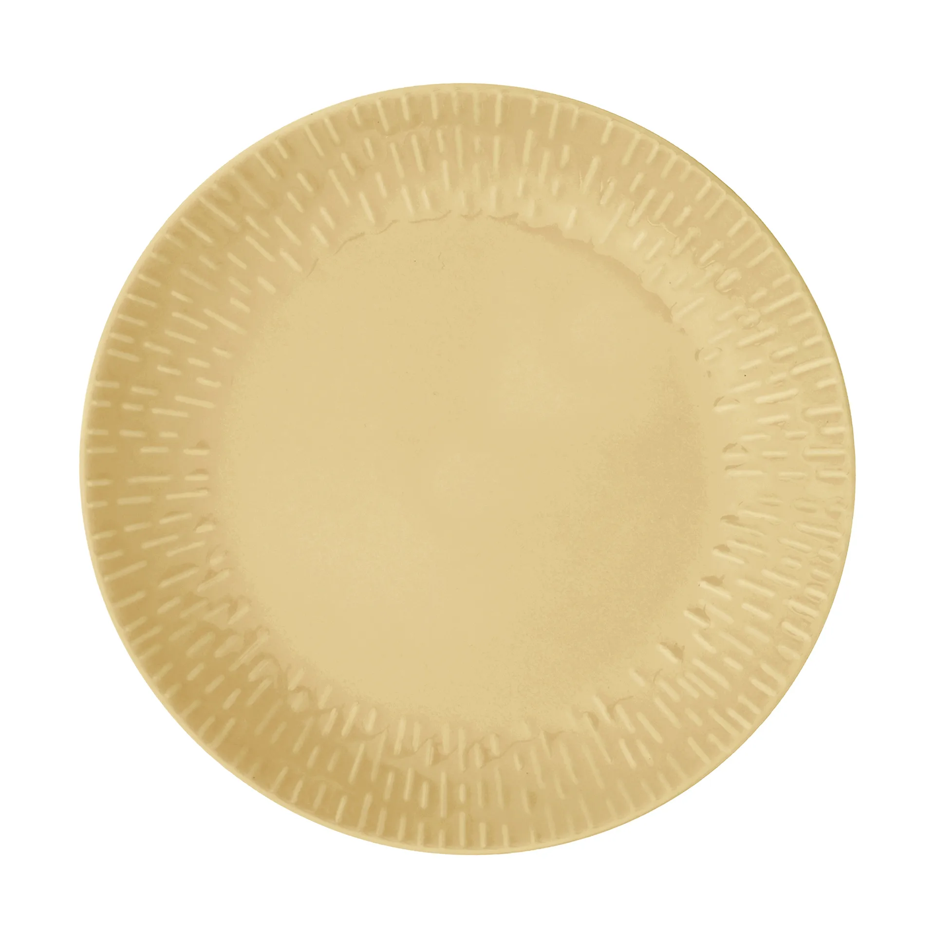 Aida Confetti lautanen Mustard, Ø24 cm