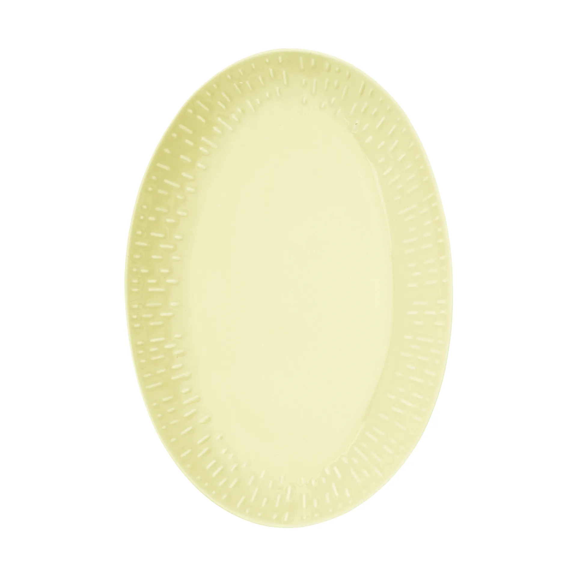 Aida Confetti soikea vati Lemon, 25,5×36 cm