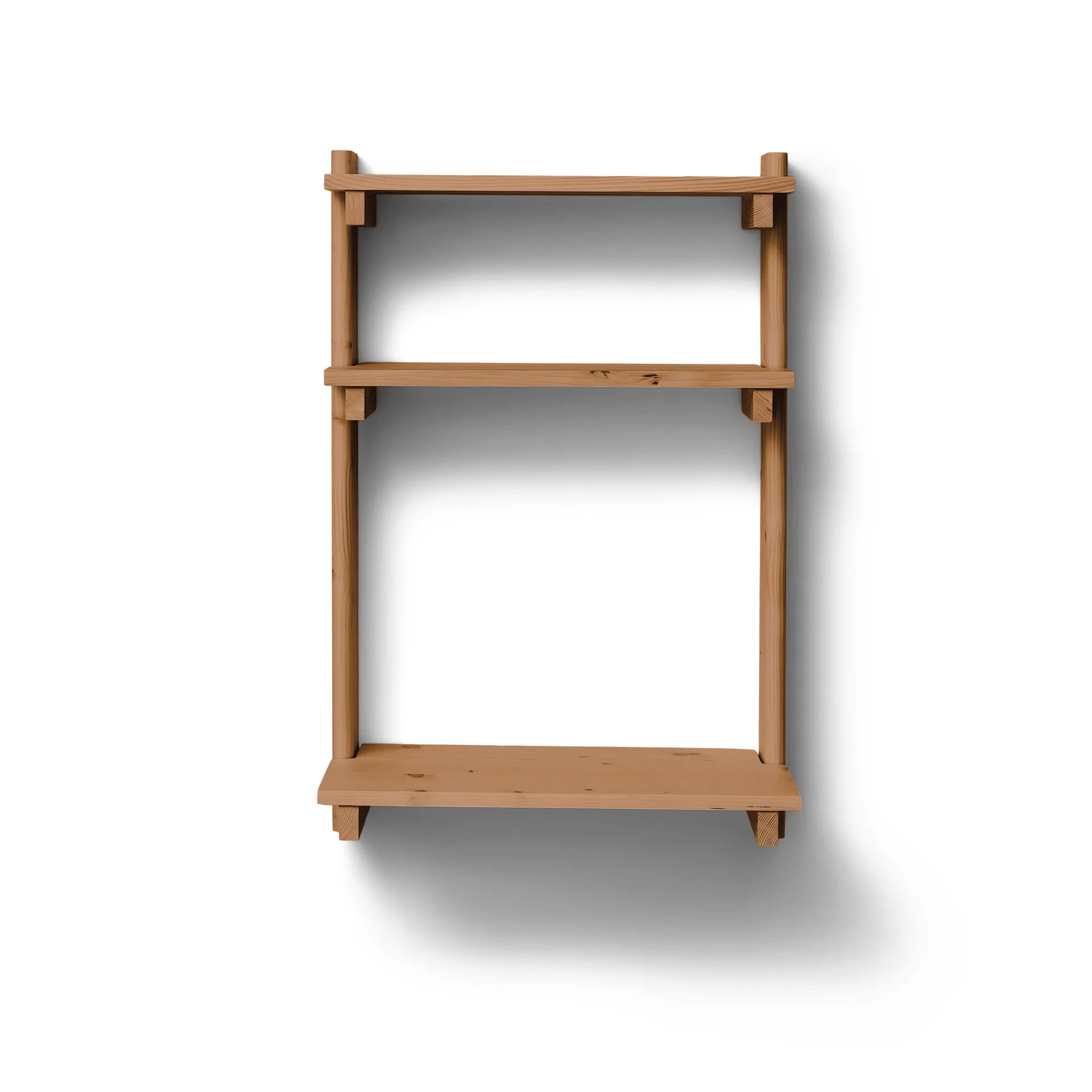 Form & Refine Beam Office Shelf hylly kirjoituspöydällä Syvänruskea mänty, 60x90,5x40 cm