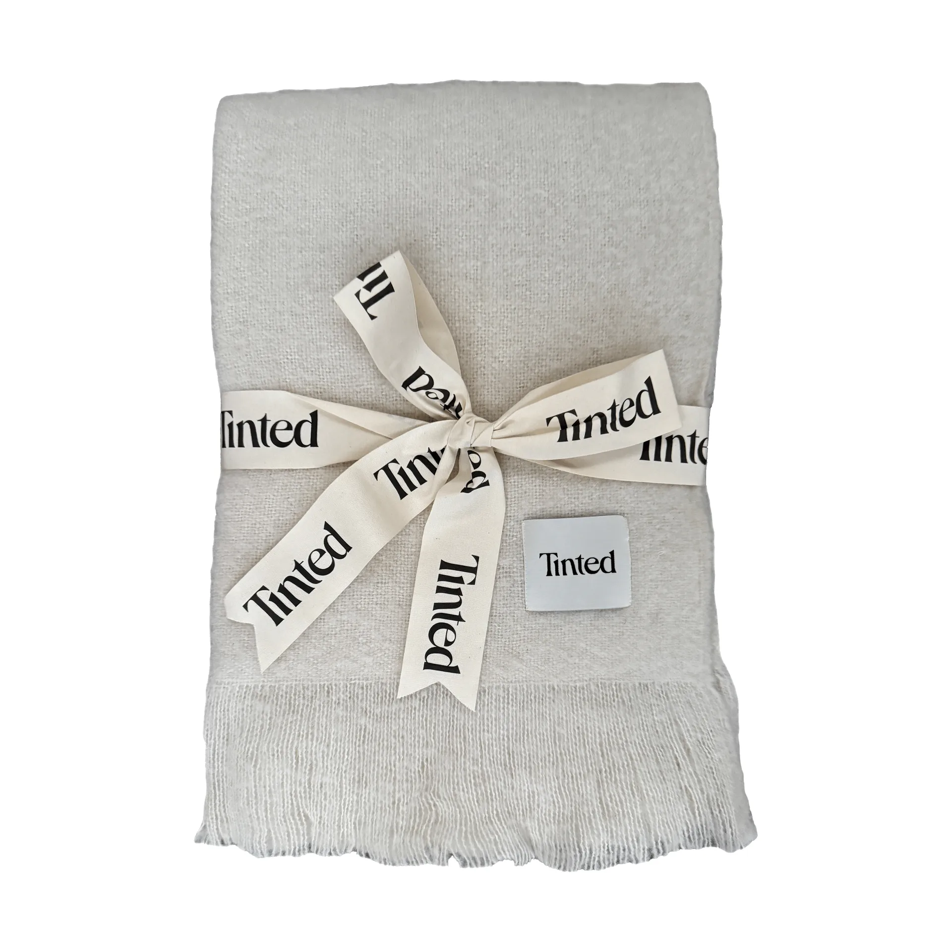 Tinted Fingal villaviltti Solid off white-natural, 130x170 cm