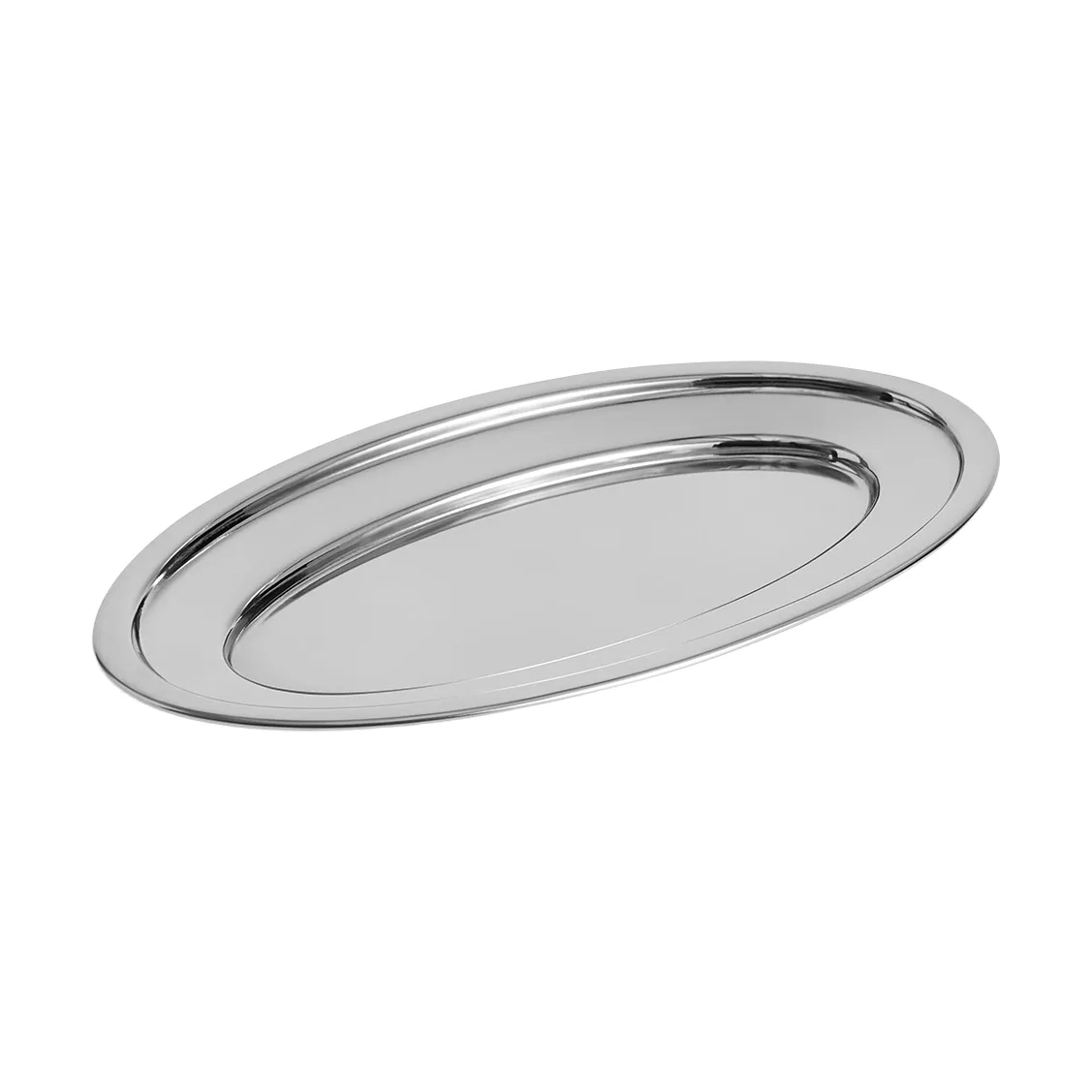 HAY Essential Steel tarjoiluvati Ruostumatonta terästä, soikea, medium