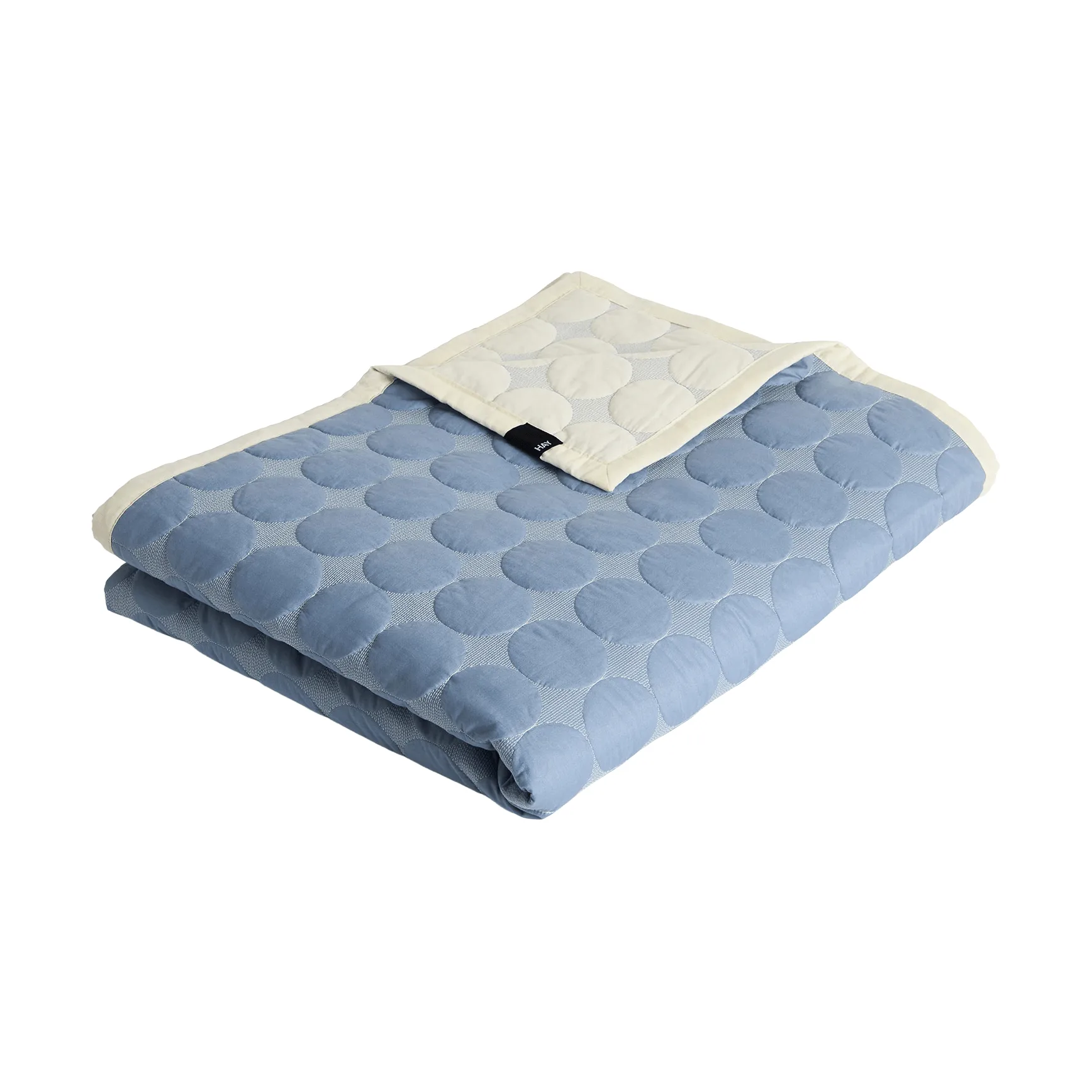 HAY Mega Dot päiväpeite organic 195x245 cm Dusty blue
