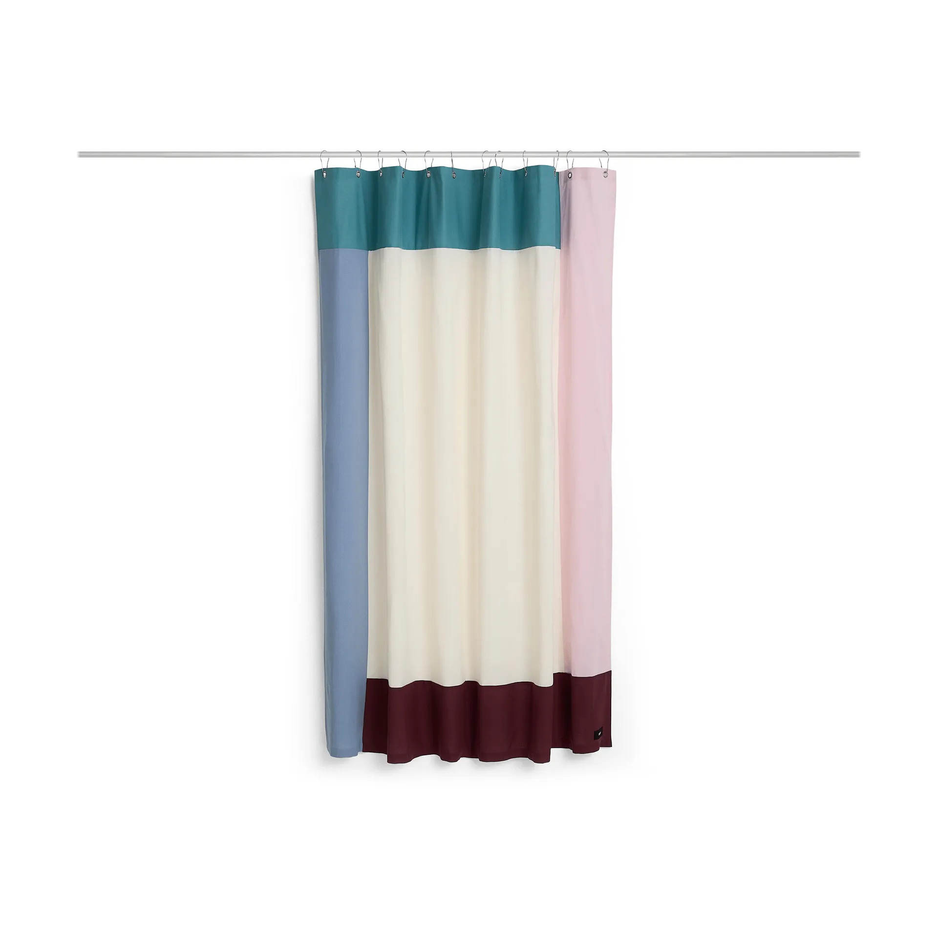 HAY Pivot suihkuverho 180x200 cm Multi pink
