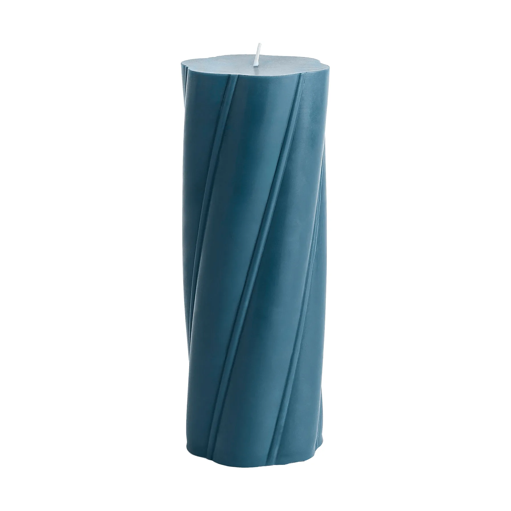 HAY Soft Serve Candle pöytäkynttilä Dark teal, Ø9,5×24,5 cm