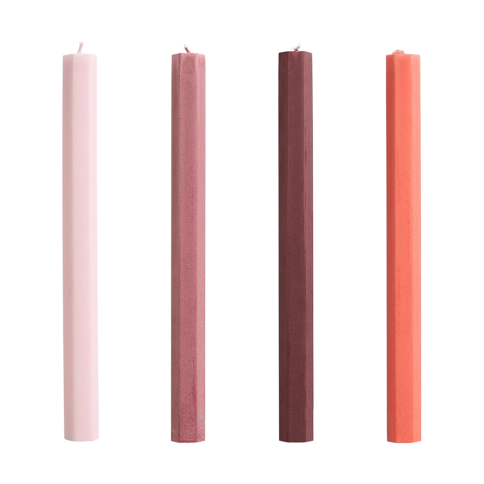 HAY Hexagon Candle kynttiläsekoitus 4-pack Marja