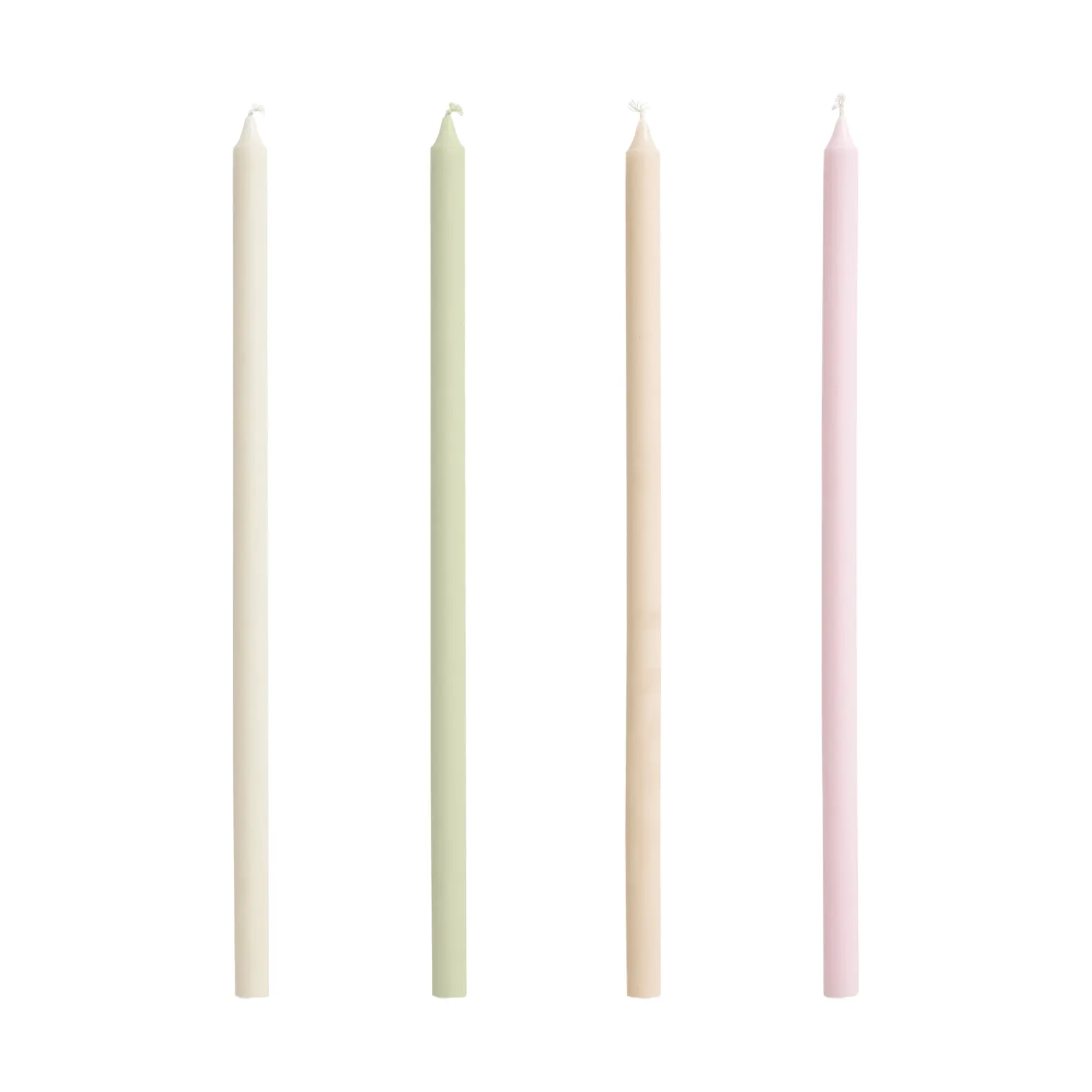 HAY Slim kynttilä, 4-pack Pastellit