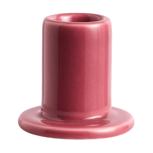 HAY Tube kynttilänjalka 5 cm Berry pink