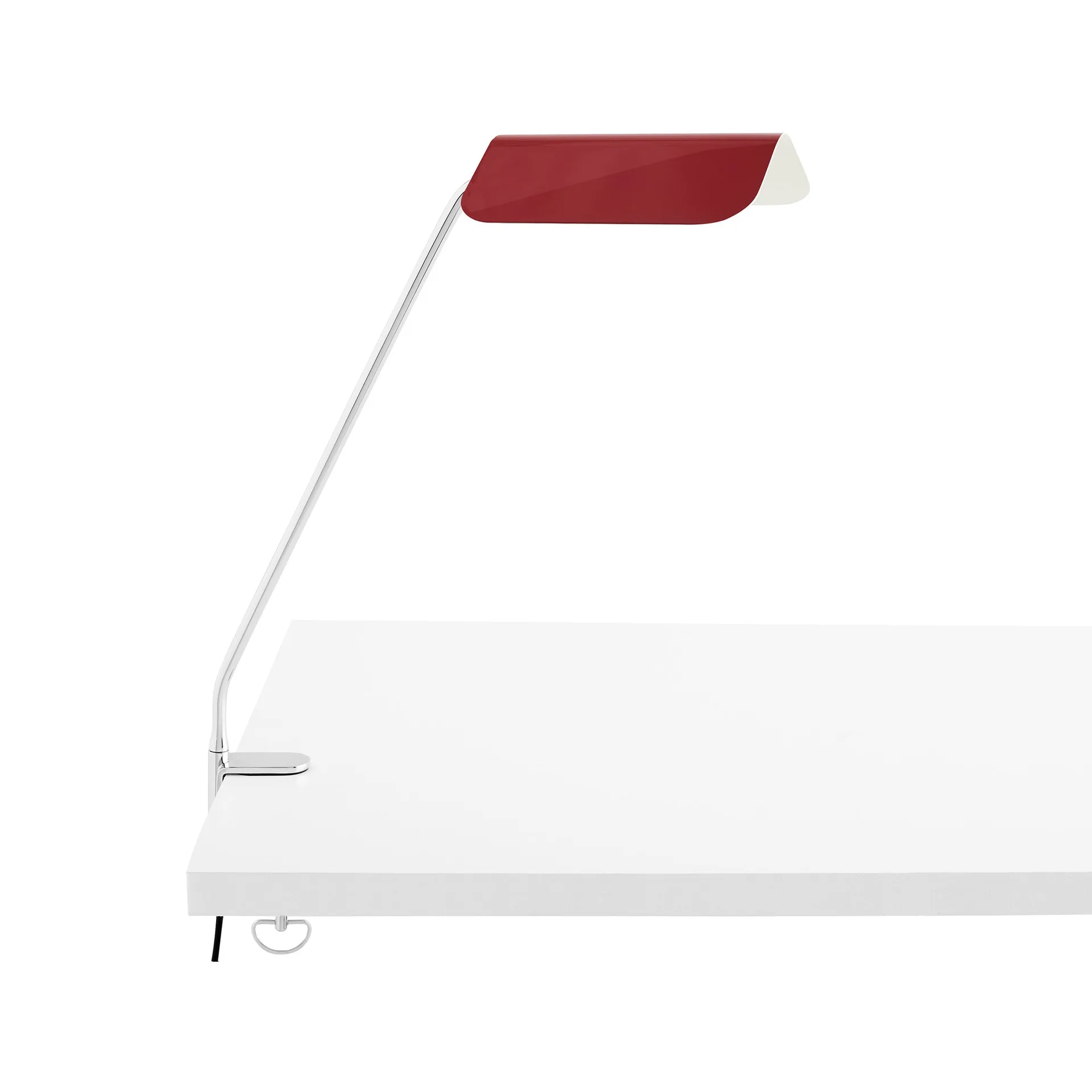 HAY Apex Clip työpöytälamppu Maroon red
