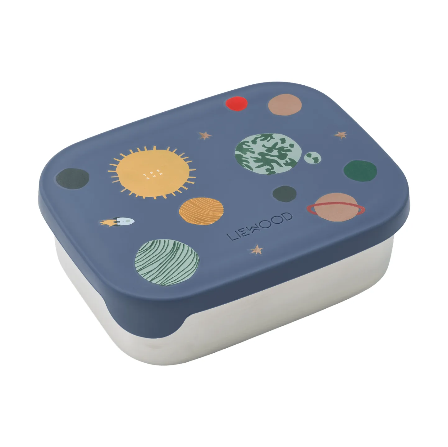 Liewood Arthur eväsrasia 13,5x17 cm Universe-Classic navy