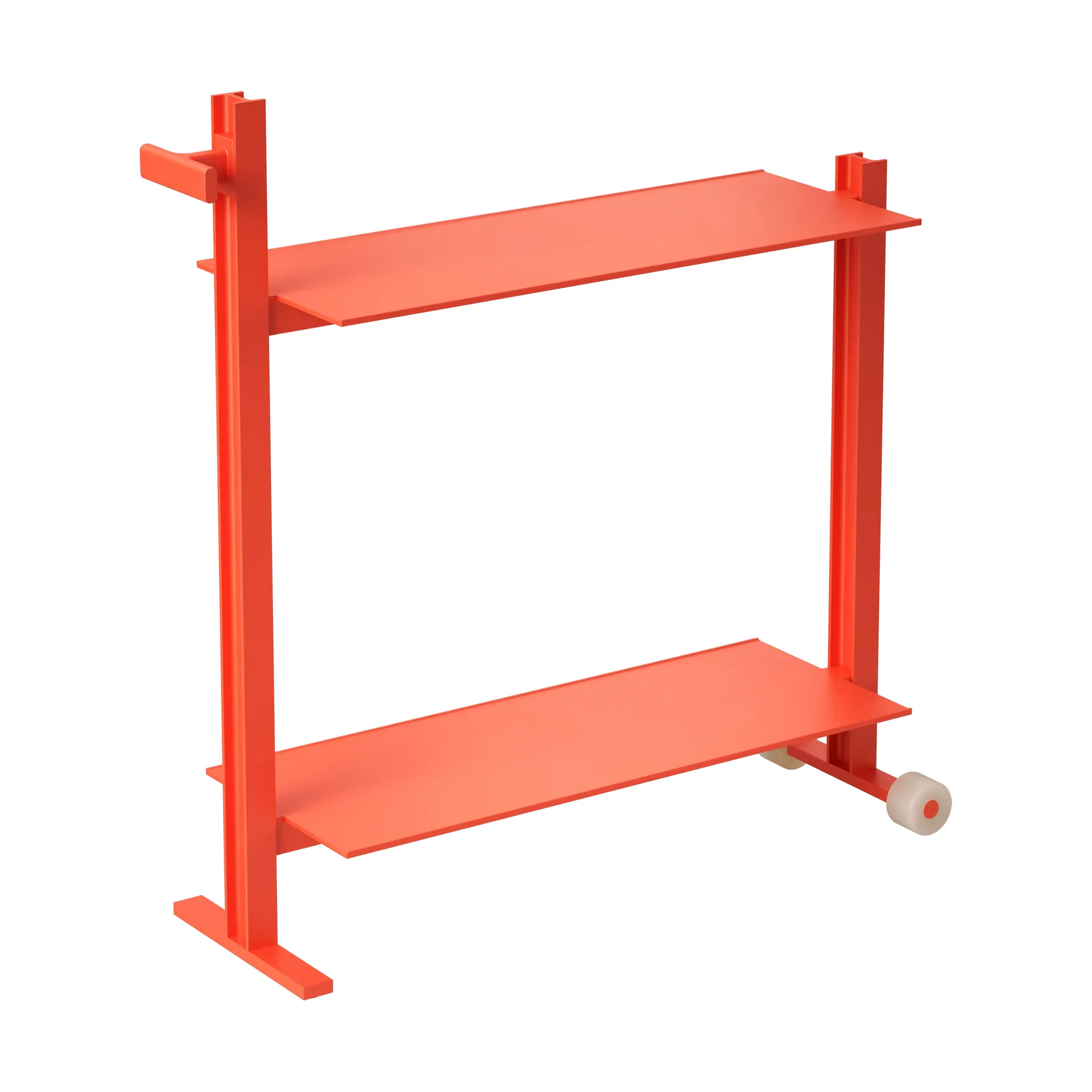 Museum Museum Trolley tarjoiluvaunu Oranssi, 74,5x77,5x24 cm