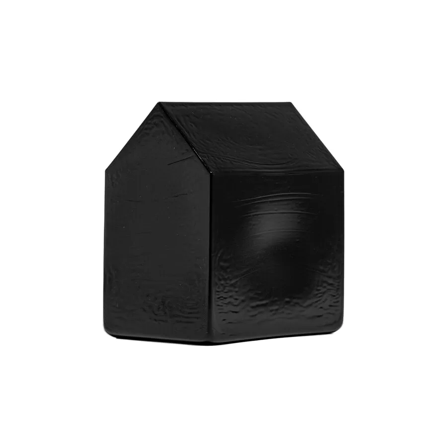 Kosta Boda Kosta talo Musta, 13,8 cm