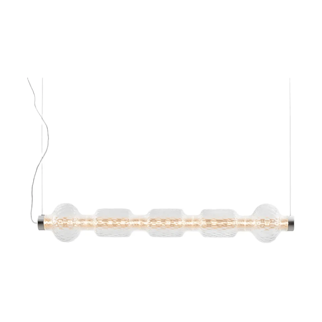 Artemide Alambicco horisontaalinen riippuvalaisin 5 lasikupua