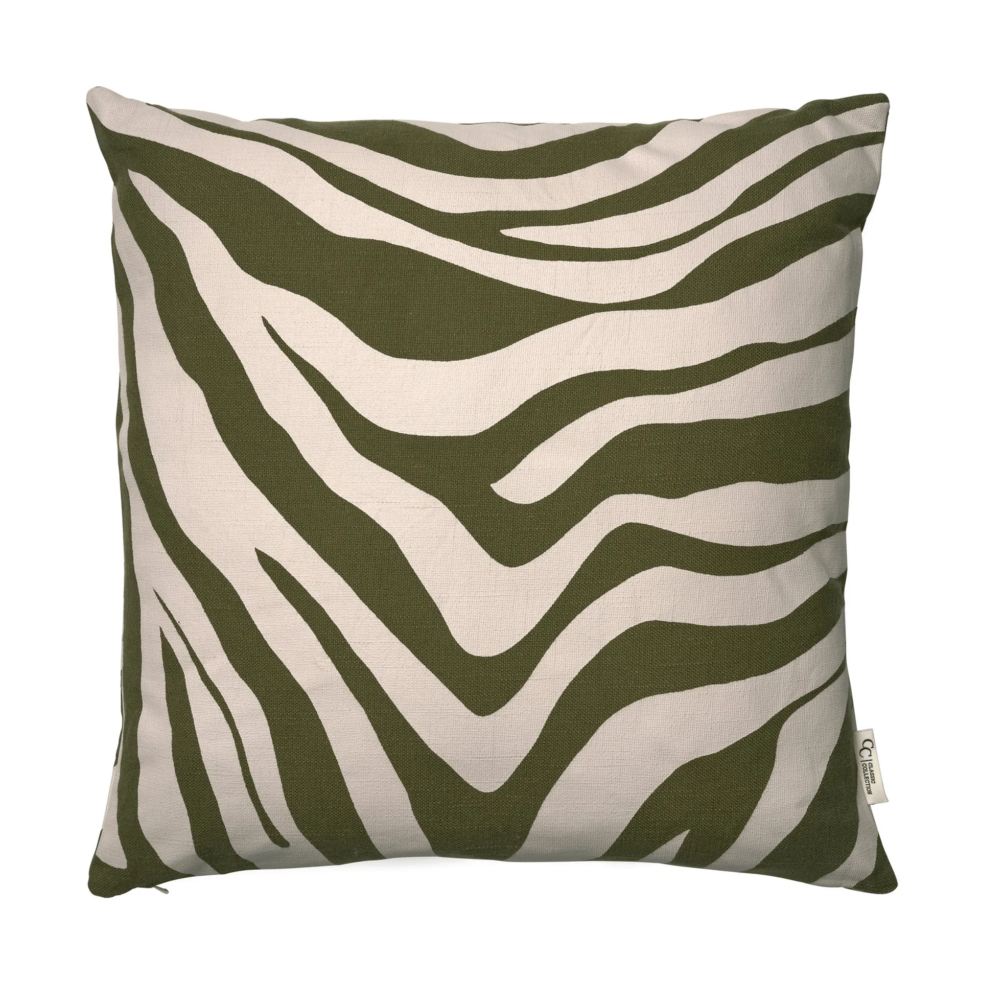 Classic Collection Savannah tyynynpäällinen Green-off white, 50x50 cm