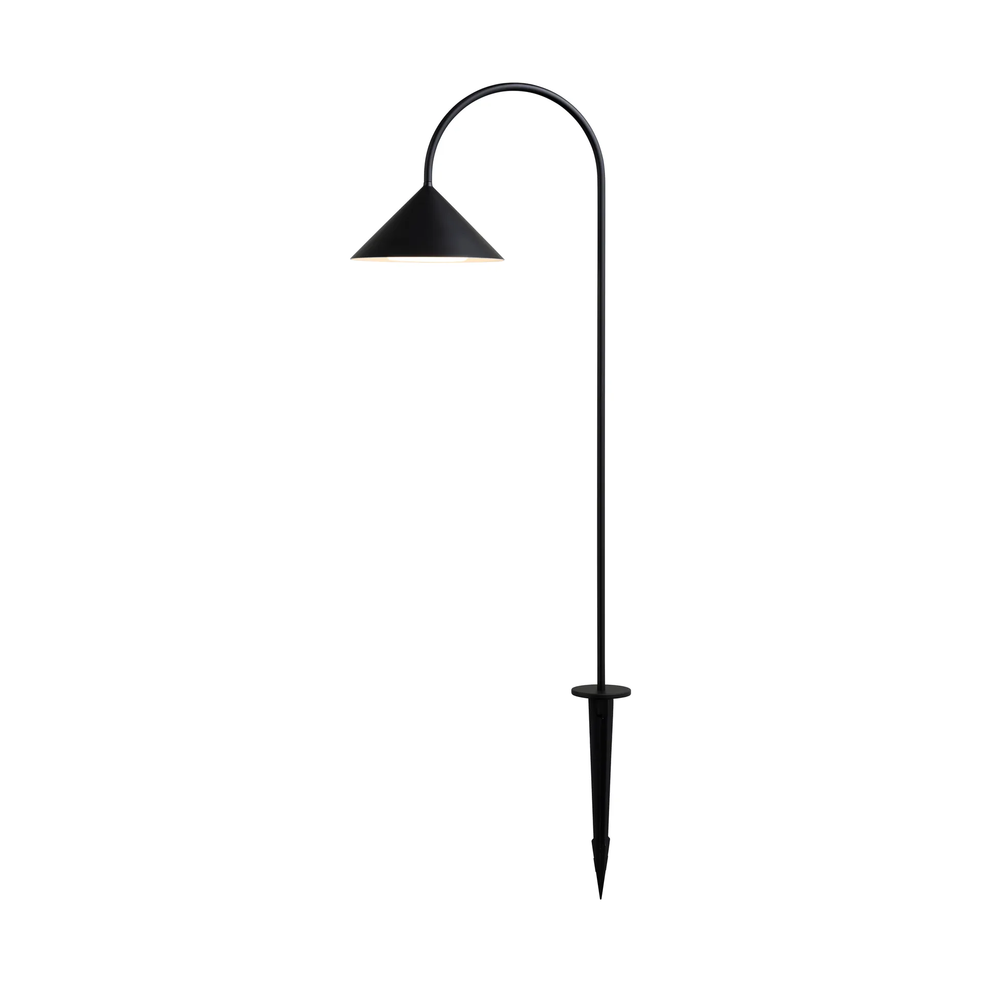 Frandsen Grasp garden spear puutarhalamppu Matta musta, 82 cm