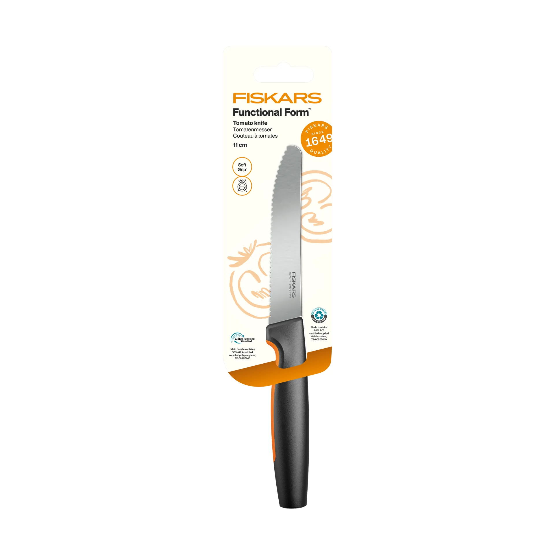 Fiskars Functional Form tomaattiveitsi Ruostumaton teräs