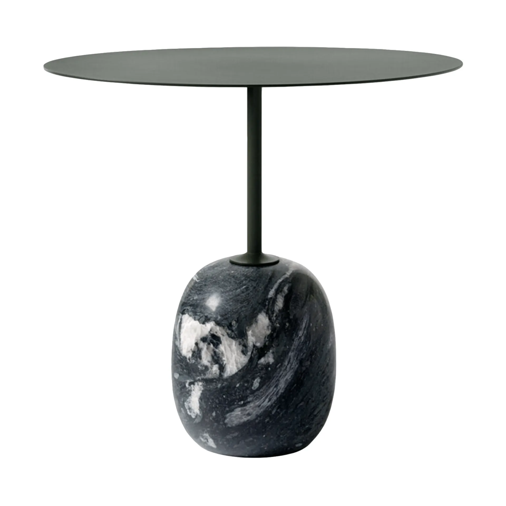 &Tradition Lato LN9 -sivupöytä Deep green-verde grigio, 40x50x45 cm