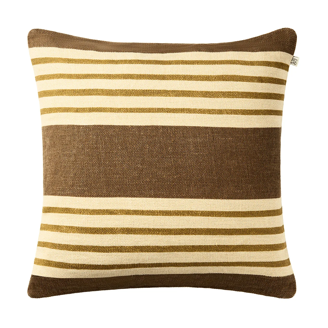 Chhatwal & Jonsson Aria tyynynpäällinen Taupe–masalakeltainen, 50x50 cm
