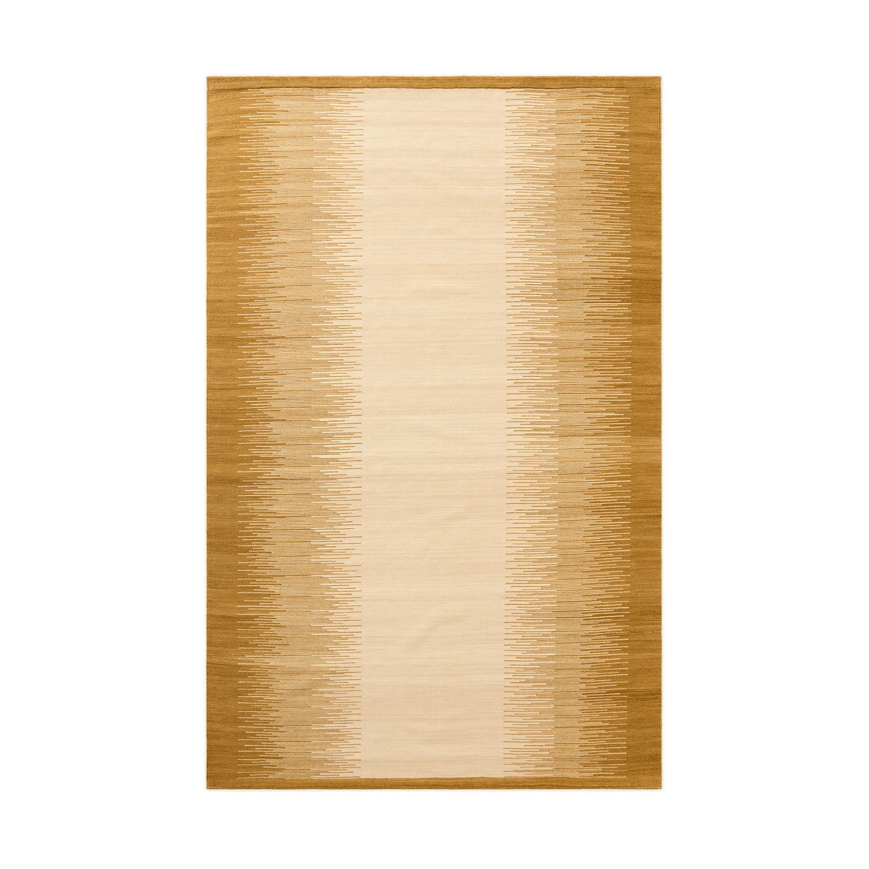 Chhatwal & Jonsson Tapti villamatto Masala Yellow-Off White, 270x180 cm