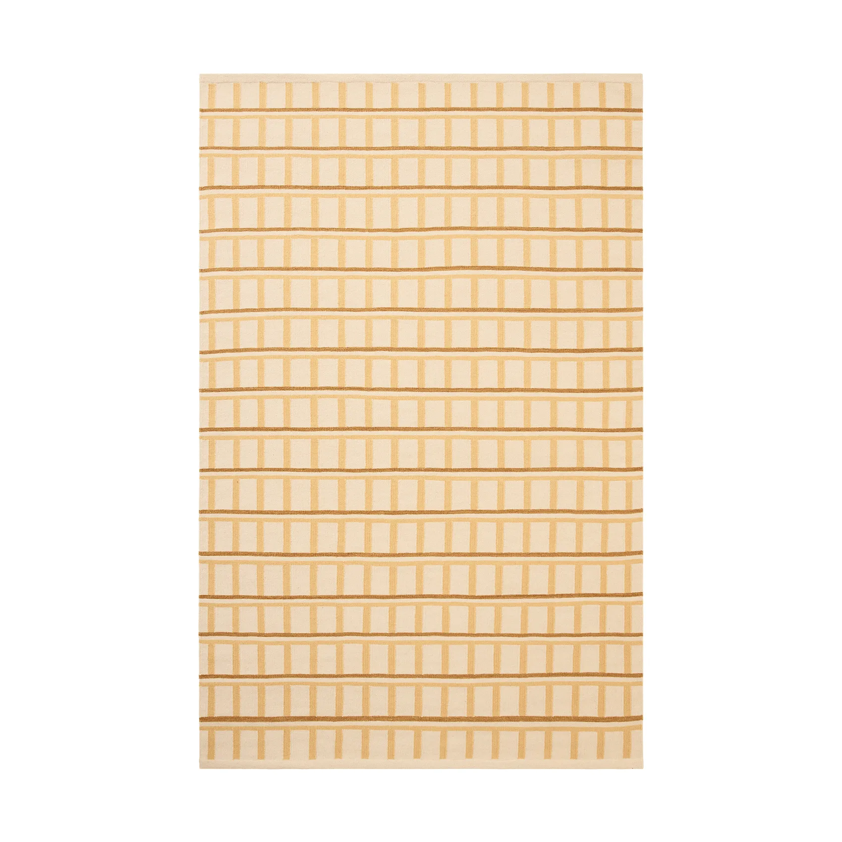 Chhatwal & Jonsson Mysore villamatto Off White-Masala Yellow-Yellow, 180x270 cm