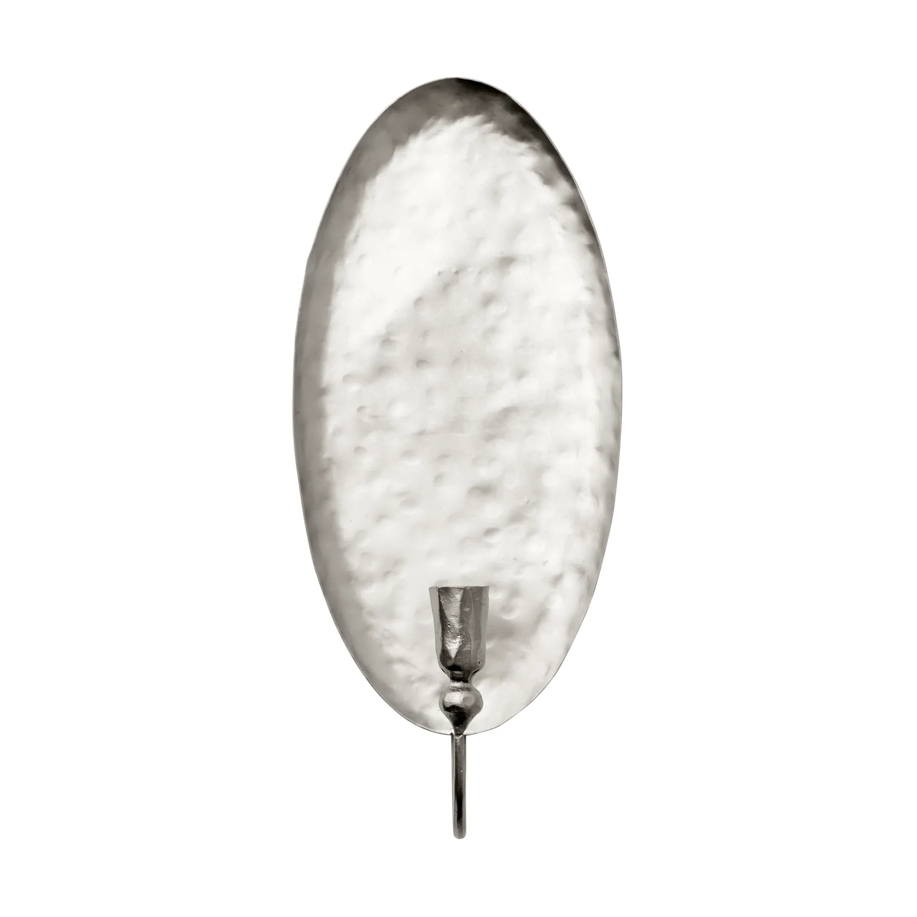 Lene Bjerre Inine seinäkynttilänpidin Hopeanhohtoinen, 17x40 cm